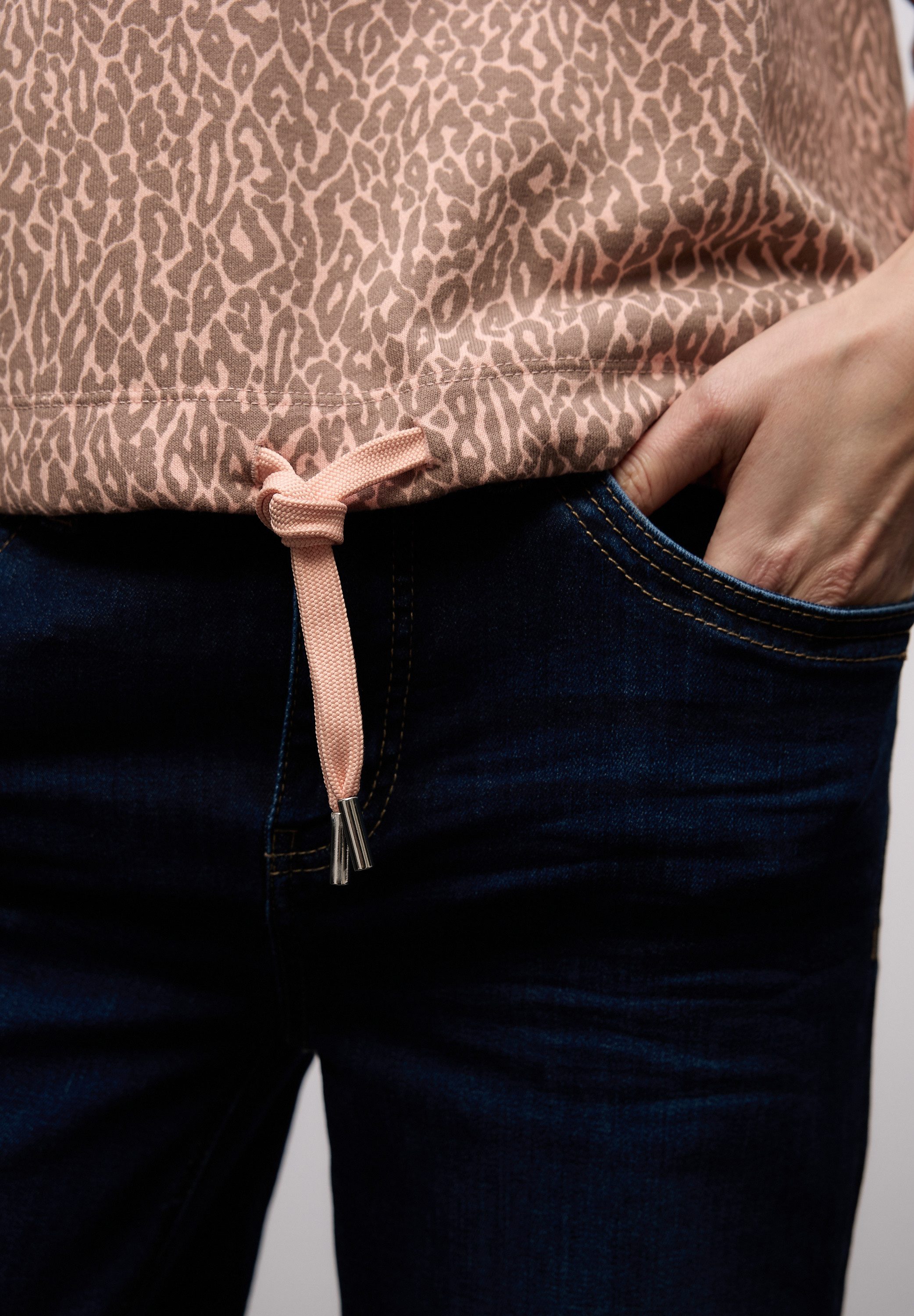 STREET ONE Sweatshirt mit Leo-Print