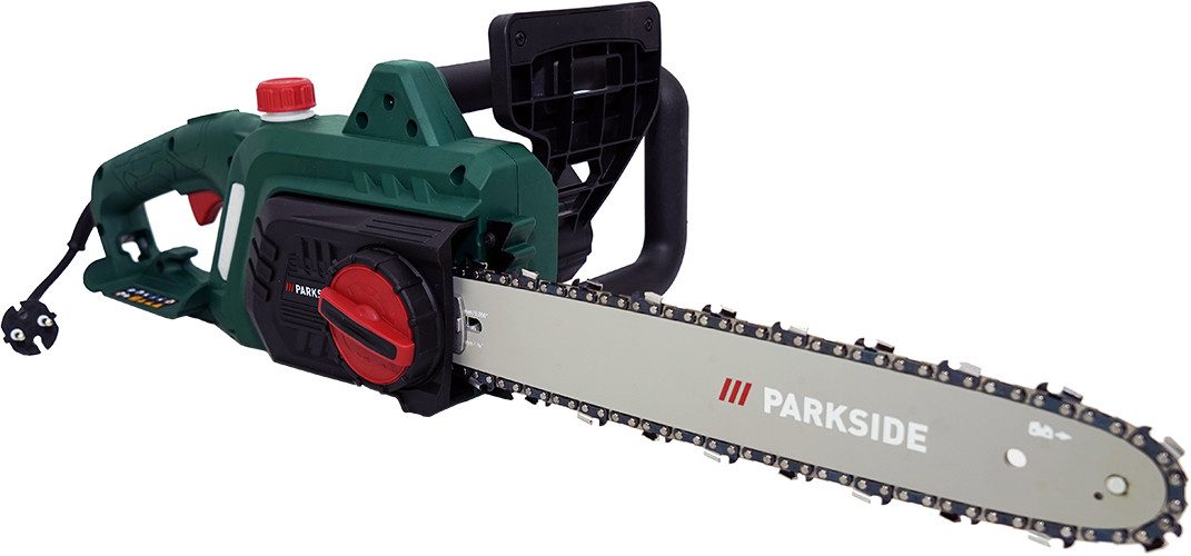 Parkside Elektro-Kettensäge Elektro Kettensäge PEKS 1600, 41,5 cm Schwertlänge, Automatisches Kettenölsystem