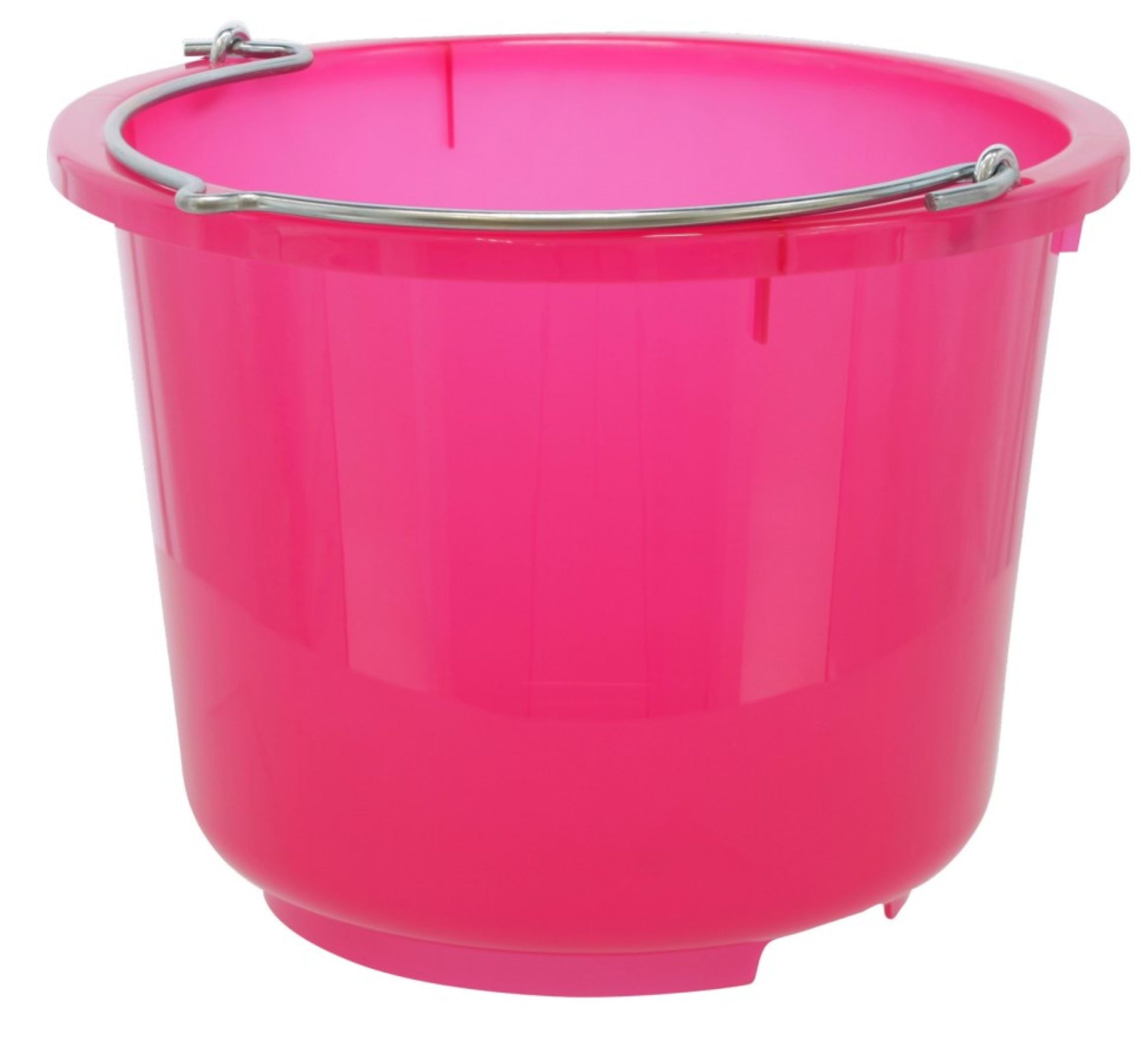 Kerbl Baueimer Kerbl Stall- und Baueimer, rosa transparent, Ø 33 cm, 12 Ltr., 298801