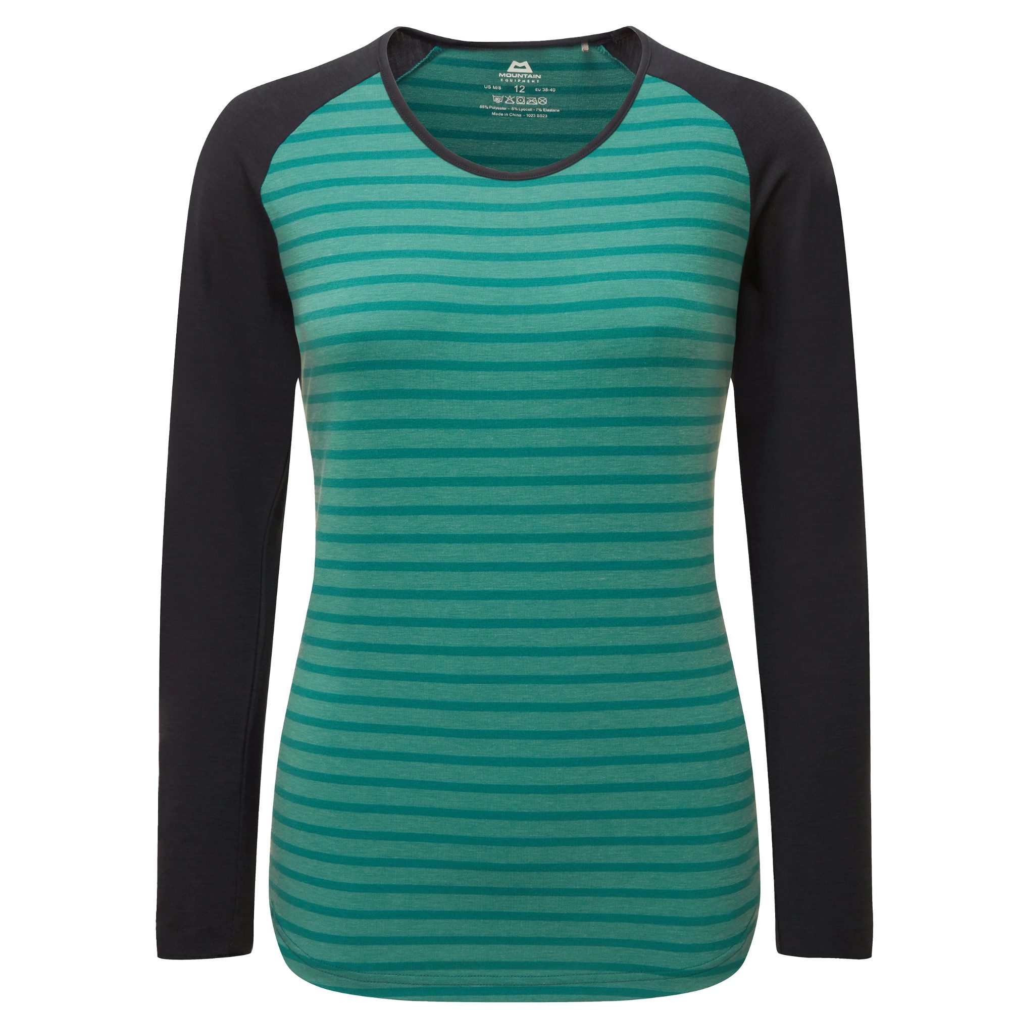 Langarmshirt Redline LS Women's Tee - Damen T-Shirt - Spruce stripe/Cosmos