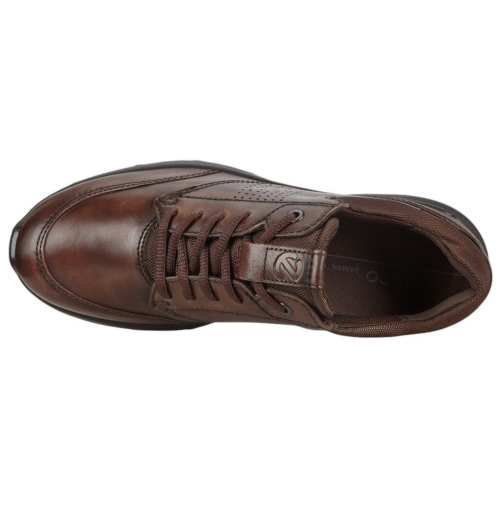 Ecco Irving Low Lace (Vollnarbenleder) dunkelbraun Herren Sneaker günstig online kaufen