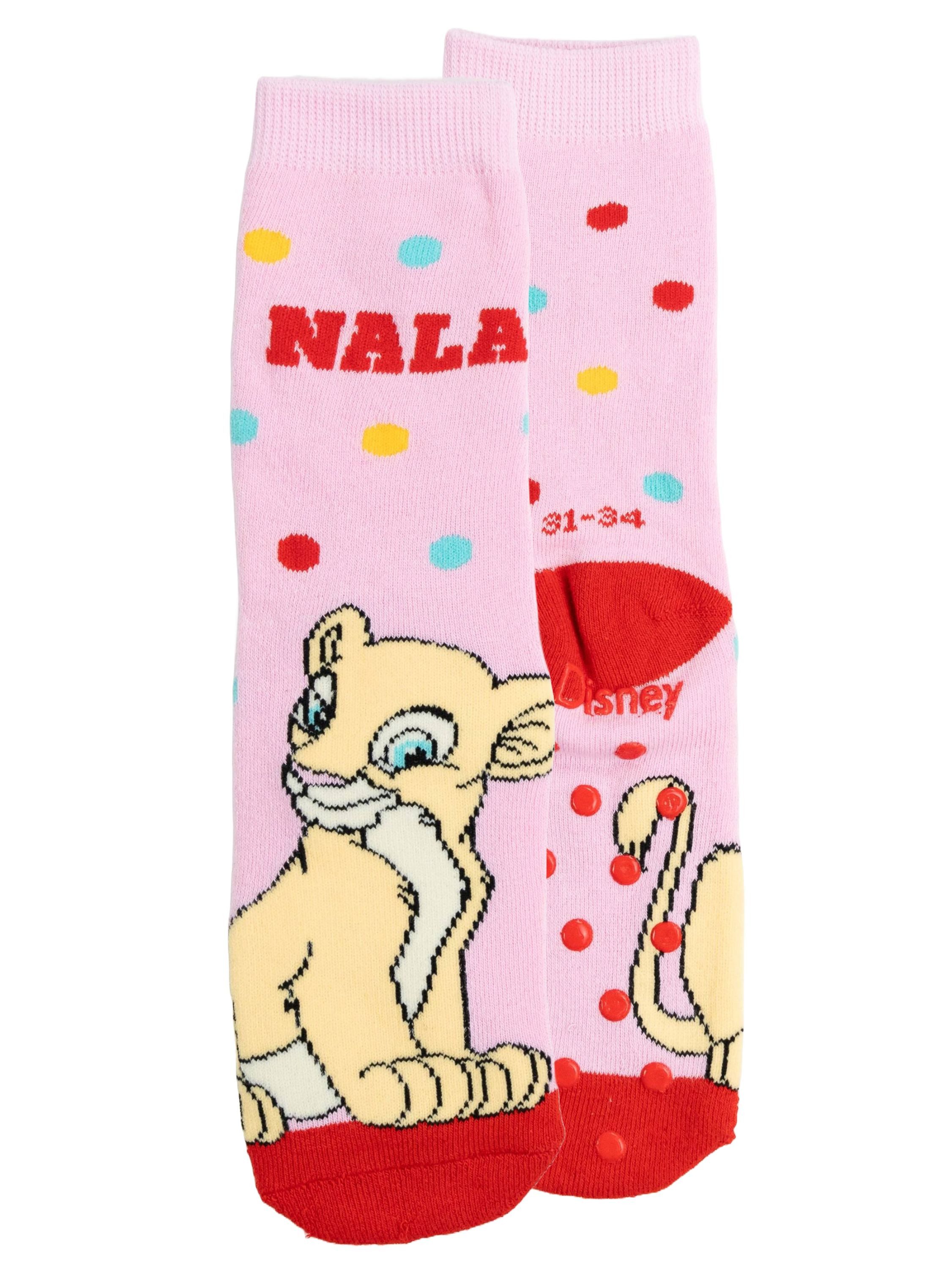 United Labels® Socken Der König der Löwen ABS Socken Stoppersocken antirutsch (2er Pack)