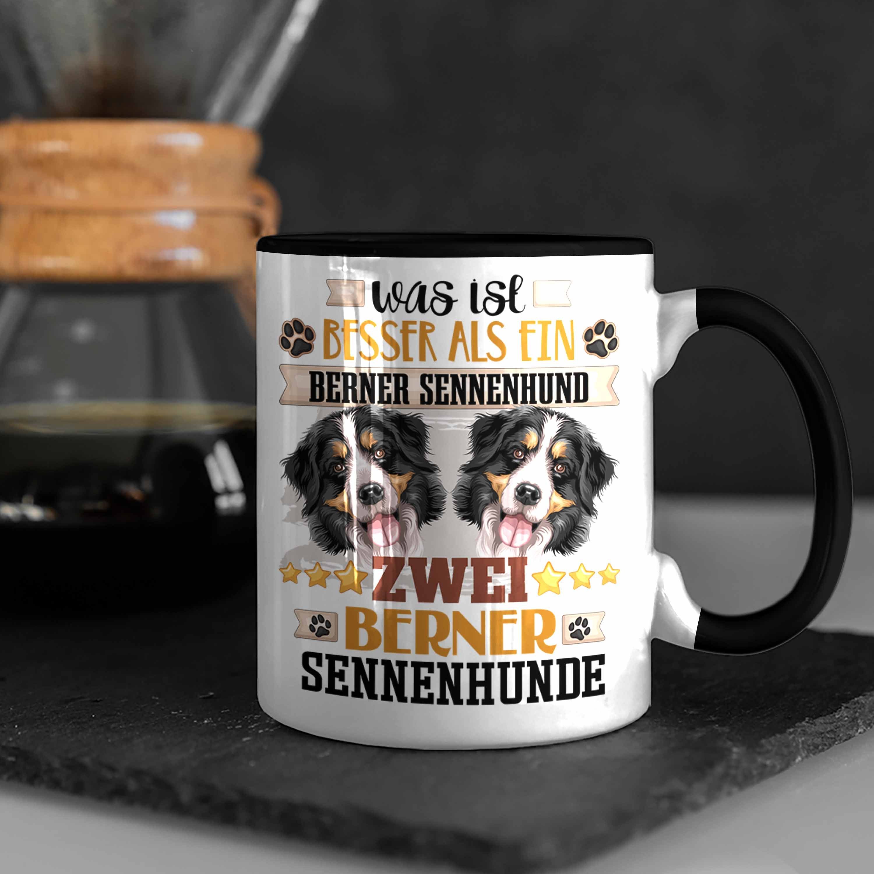 Schwarz Spruch Besitzer Tasse Trendation Lustiger Sennenhund Berner Tasse Geschenkidee Geschenk
