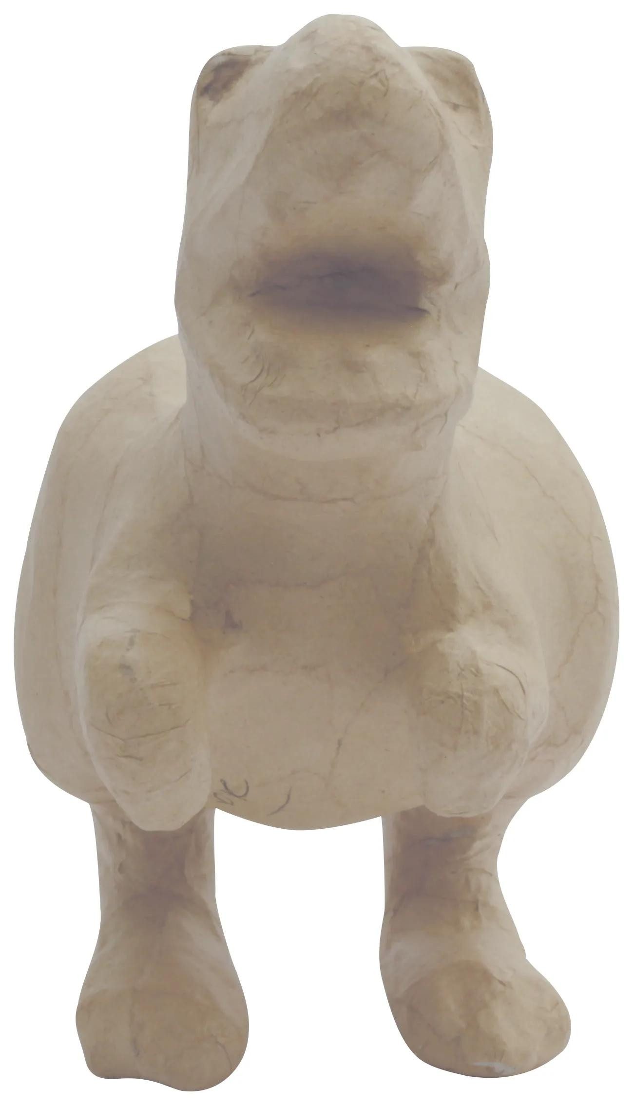 décopatch Papierdekoration Kleines Pappmaché, braun, Tyrannosaurus 16cm - Kartonbraun SA215C, DECO-Supports