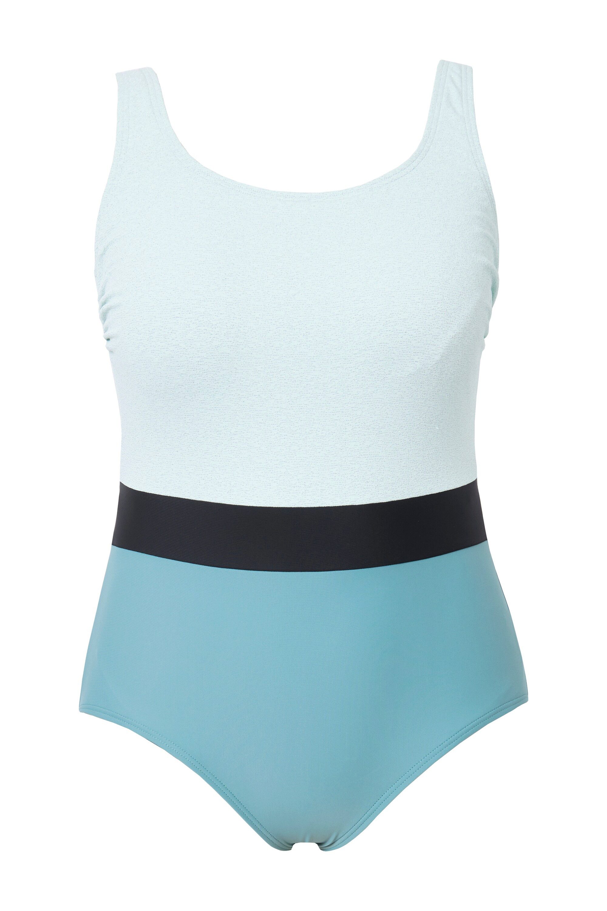 Ulla Popken Badeanzug Badeanzug Glitzer ohne Softcups recycelt günstig online kaufen