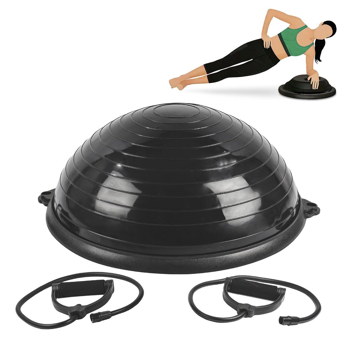 Divit Halter Bosu Ball # BT60 Balance Trainer 60cm sw günstig online kaufen