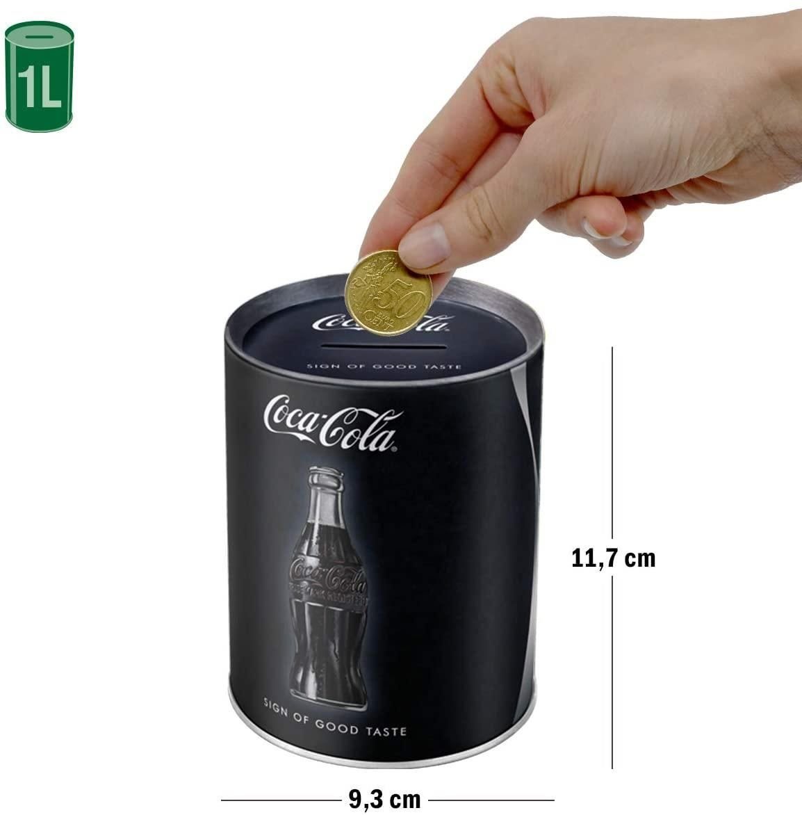 Nostalgic-Art Spardose Metall Sparbüchse Sparschwein - Coca-Cola – Bild 3 von 5