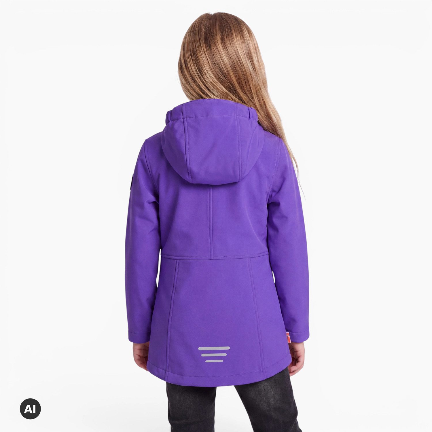 TROLLKIDS Softshelljacke Girls Kristiansand Coat – Bild 3 von 5