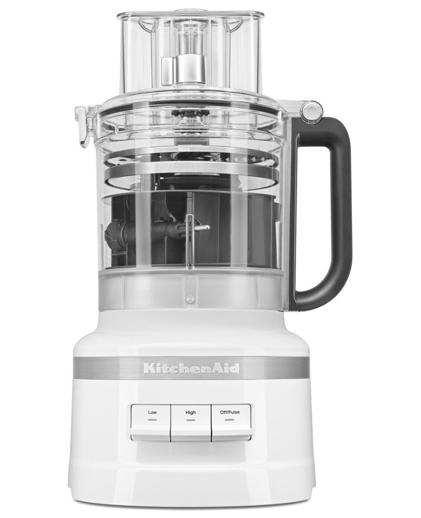 KitchenAid Küchenmaschine 5KFP1318EWH, 400 W, 3,1 L, 3 Geschwindigkeitsstufen, Vielzweckmesser aus Edelstahl