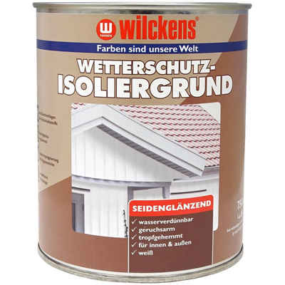 Wilckens Farben Isoliergrundierung Wetterschutz-Isoliergrund, seidenglänzend, Weiß, 750 ml