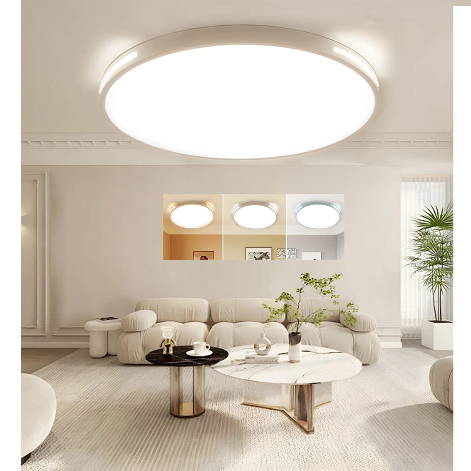 ibettertec Deckenleuchten Deckenleuchte LED Deckenleuchte,Deckenlampe 30W günstig online kaufen