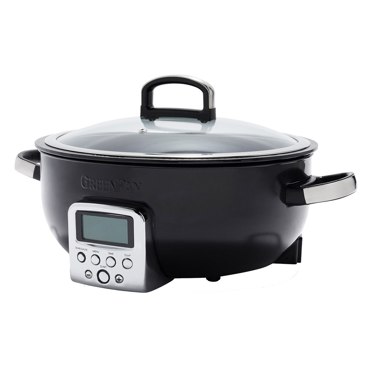 GREENPAN Schnellkochtopf Omnicooker, Schnellkochtopf, 10 einfachen Programmen, Volumen: 5.6L, Aluminium, 10 einfachen Programmen, Volumen: 5.6L, Spülmaschinenfester Innentopf