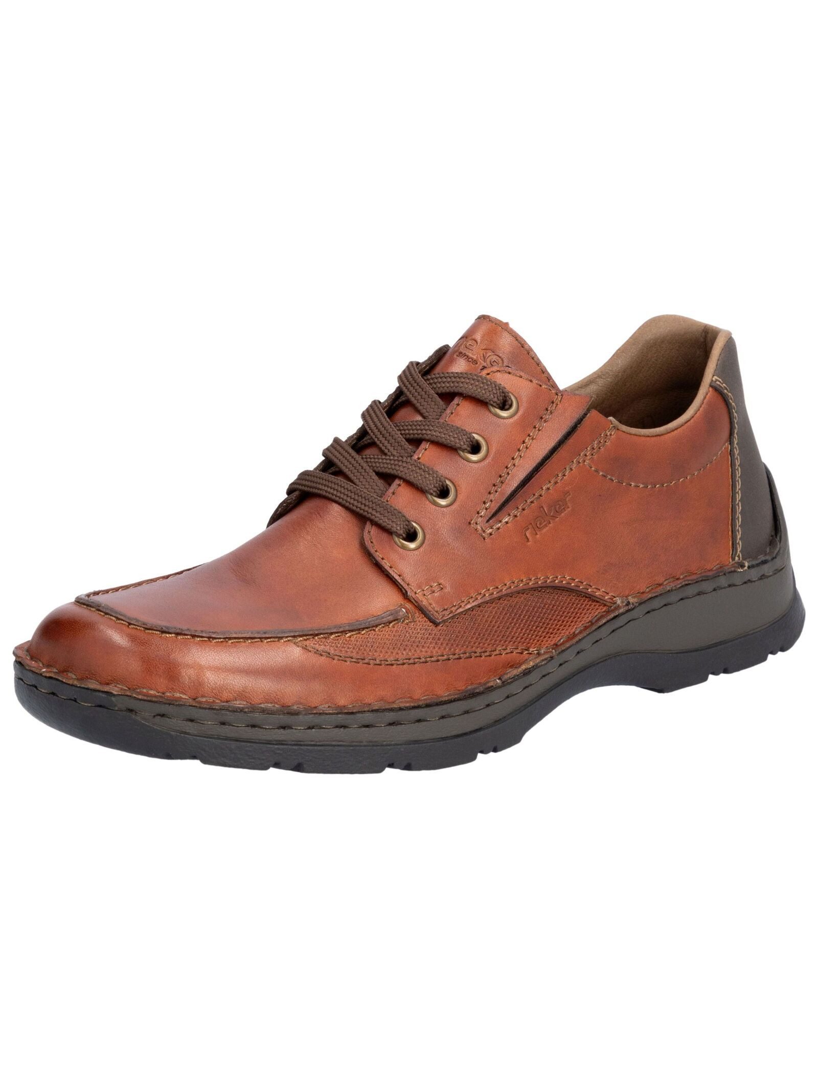 Rieker Halbschuhe Glattleder Schnürschuh günstig online kaufen