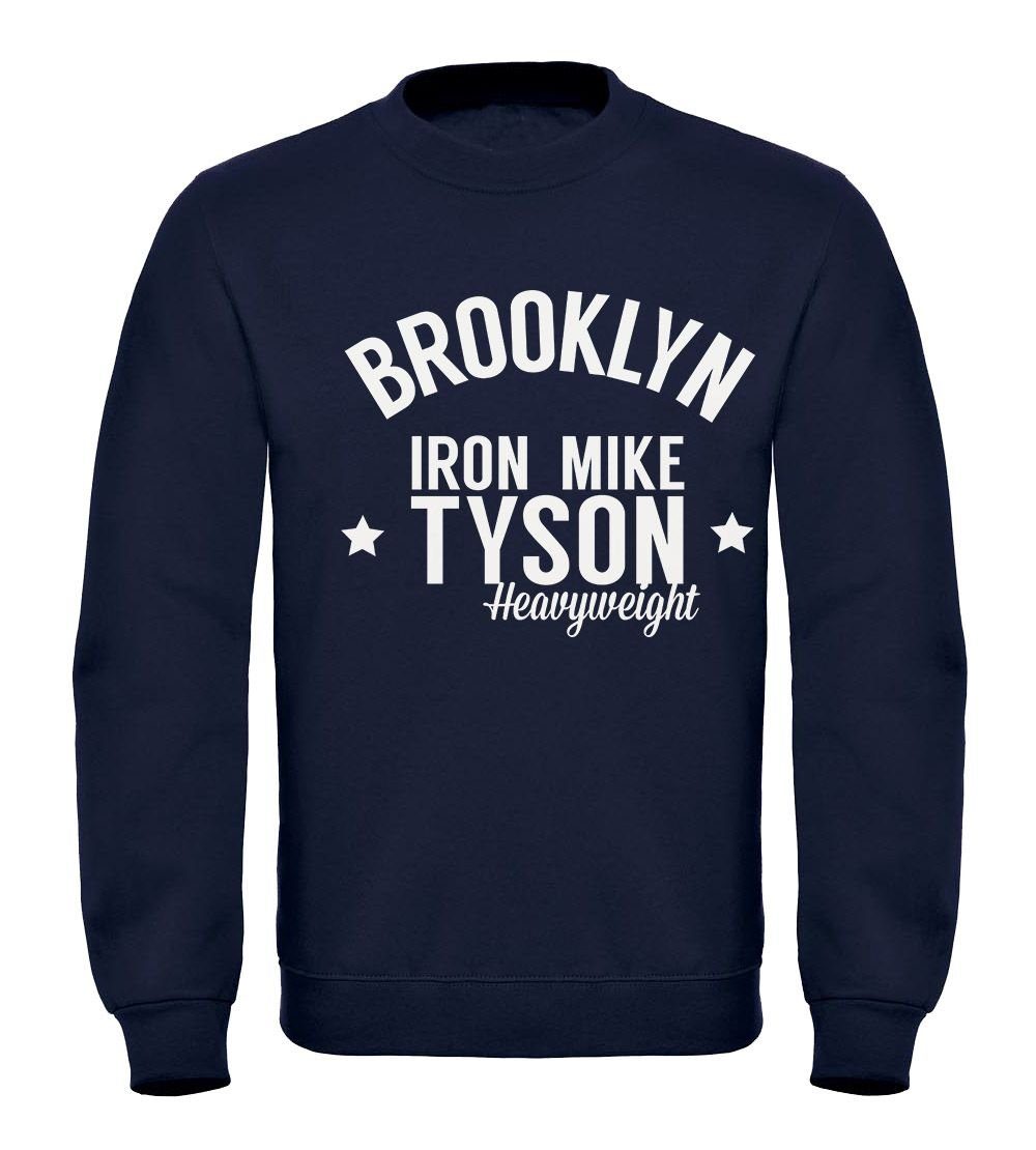 MoonWorks Sweatshirt navy Tyson New Iron Mike Moonworks® Sweatshirt Gym Boxing Herren Brooklyn York