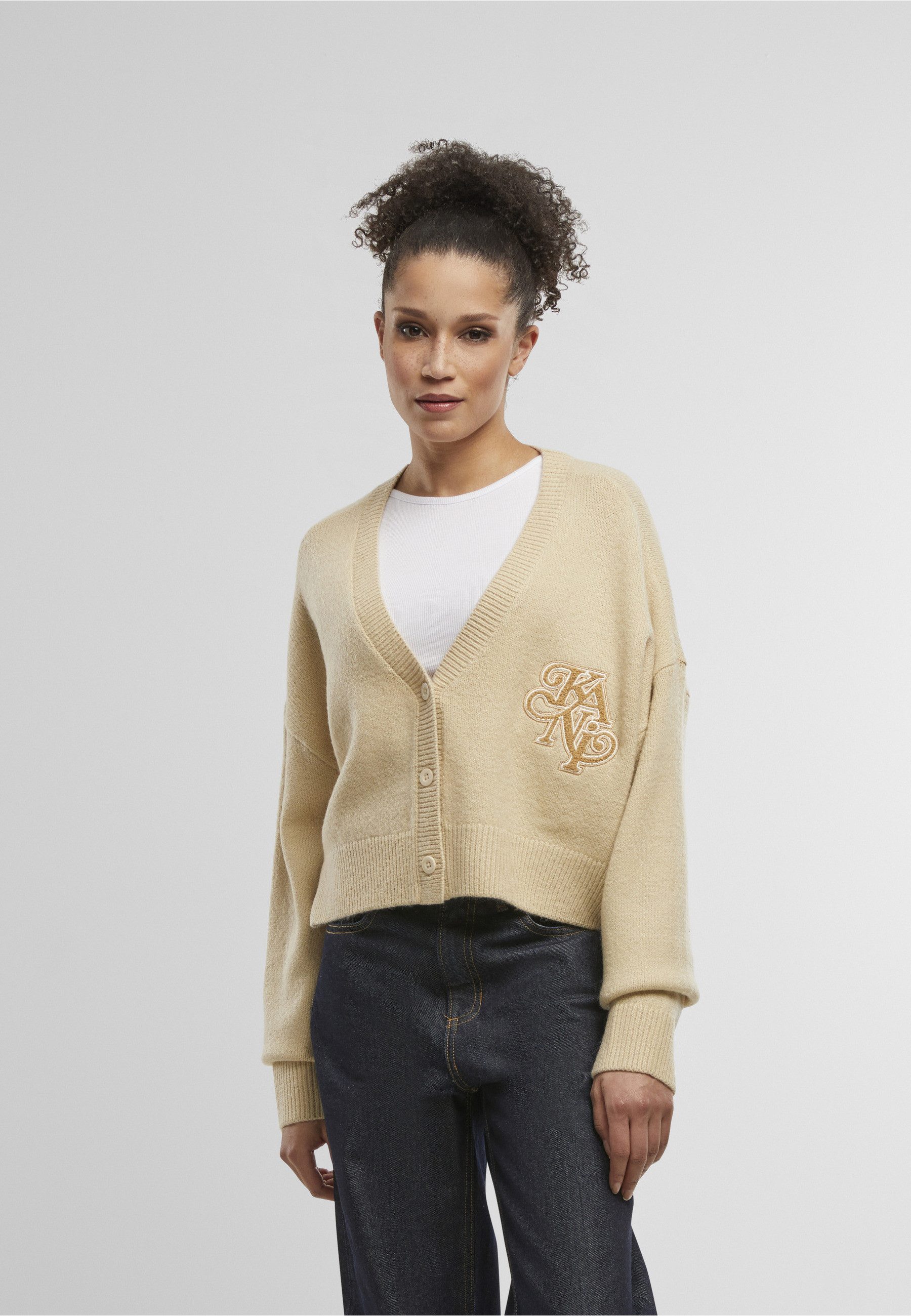 Karl Kani Strickjacke Karl Kani Kani Legacy Knit Cardigan (1-tlg)