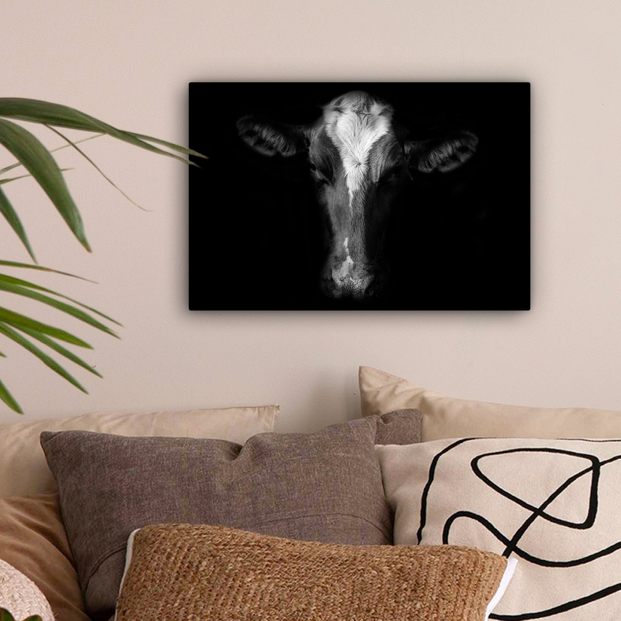 OneMillionCanvasses® Leinwandbild Kuh - Tiere - günstig online kaufen