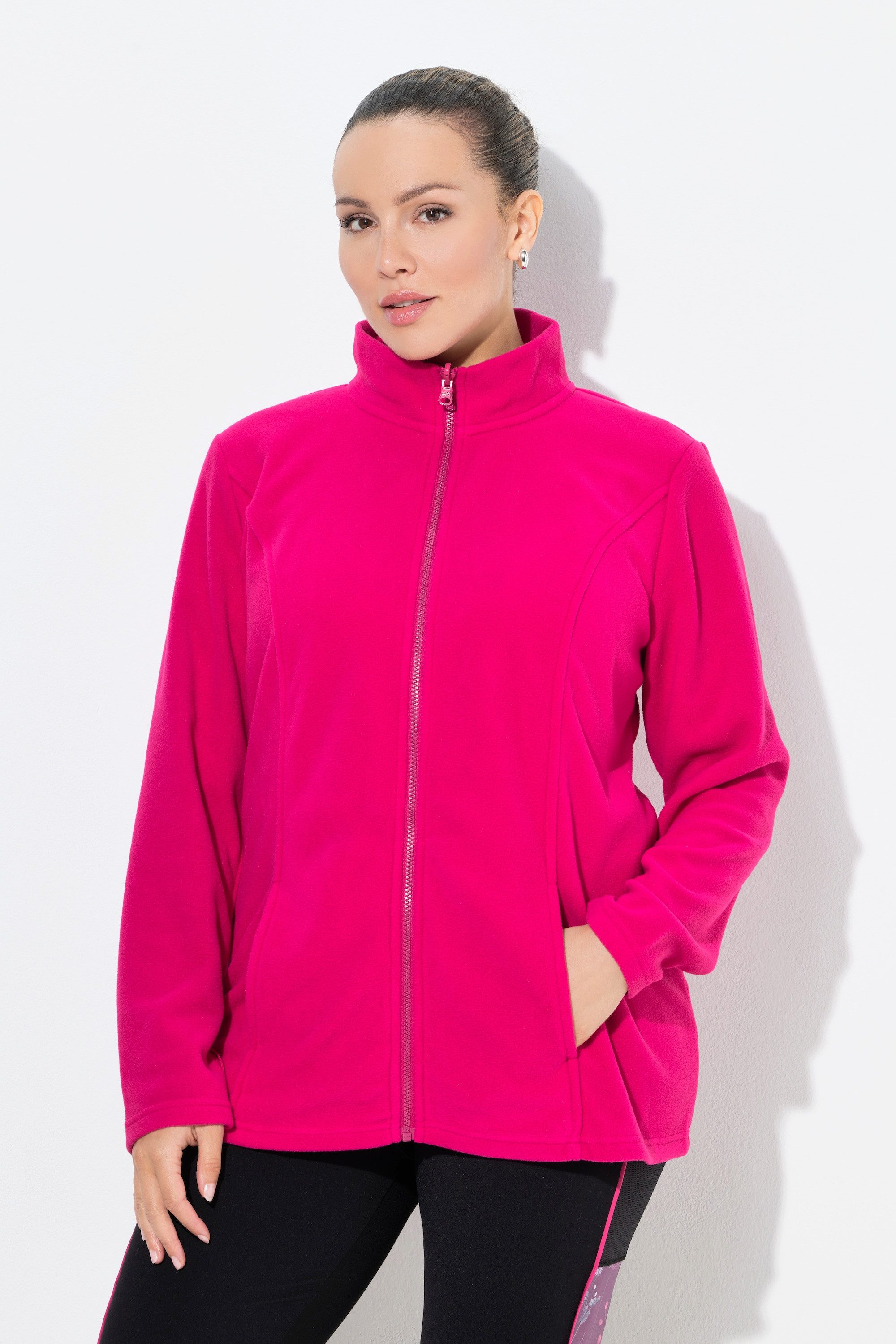 Ulla Popken Sweatjacke Fleecejacke Baukastensystem Innenjacke recycelt