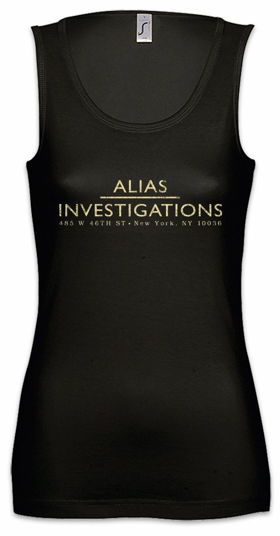 Tanktop A Investigations Ärmelloses Damen T-Shirt Symbol Alias Sign Logo Jones