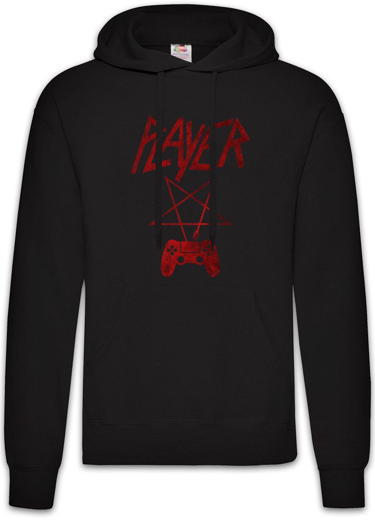 Hoodie Player P Herren Hoodie Pentagramm Logo Pentacle Slayer Gamer Gaming