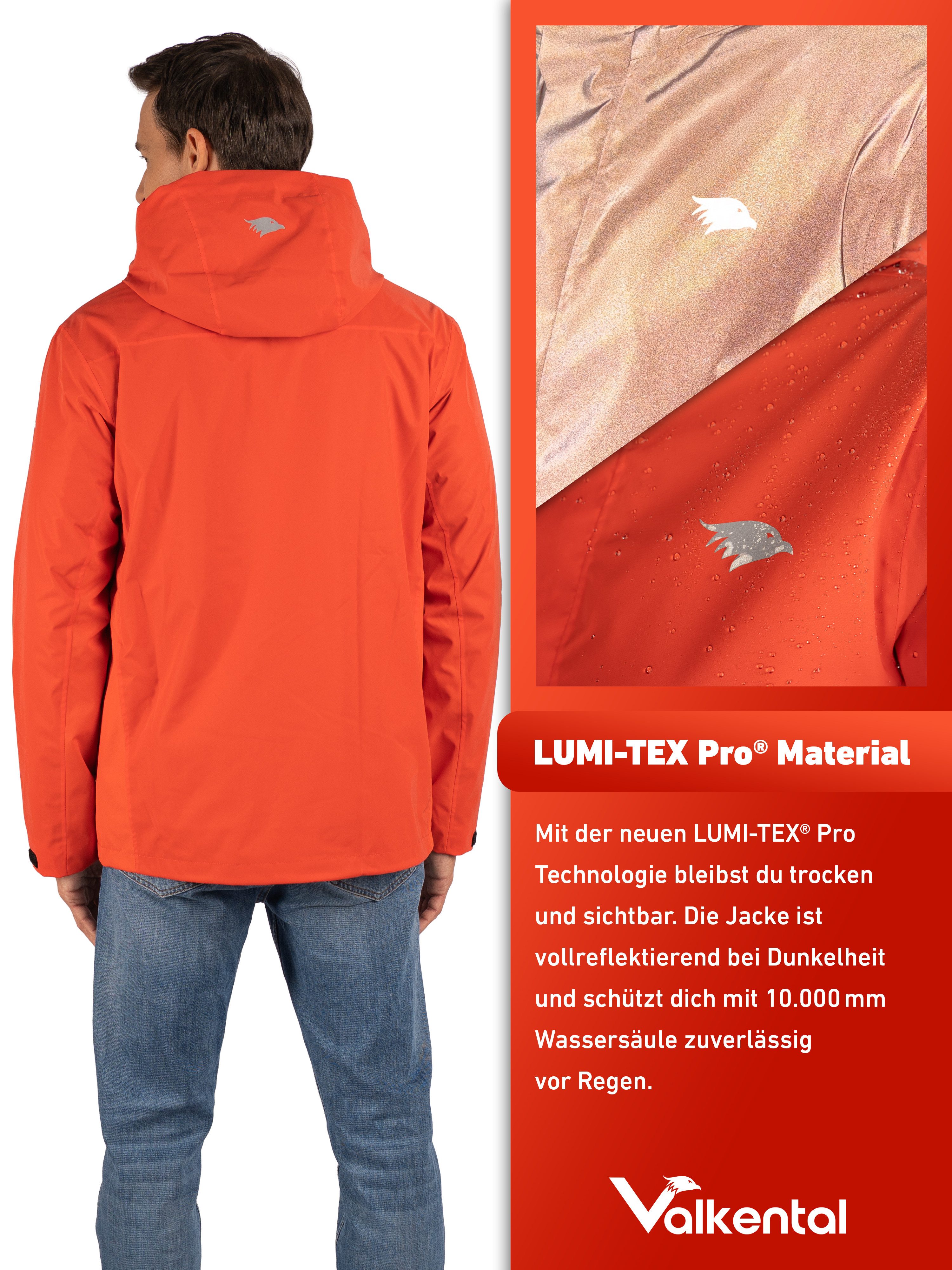 Valkental 3-in-1-Funktionsjacke für Herren (Reflektierend & günstig online kaufen