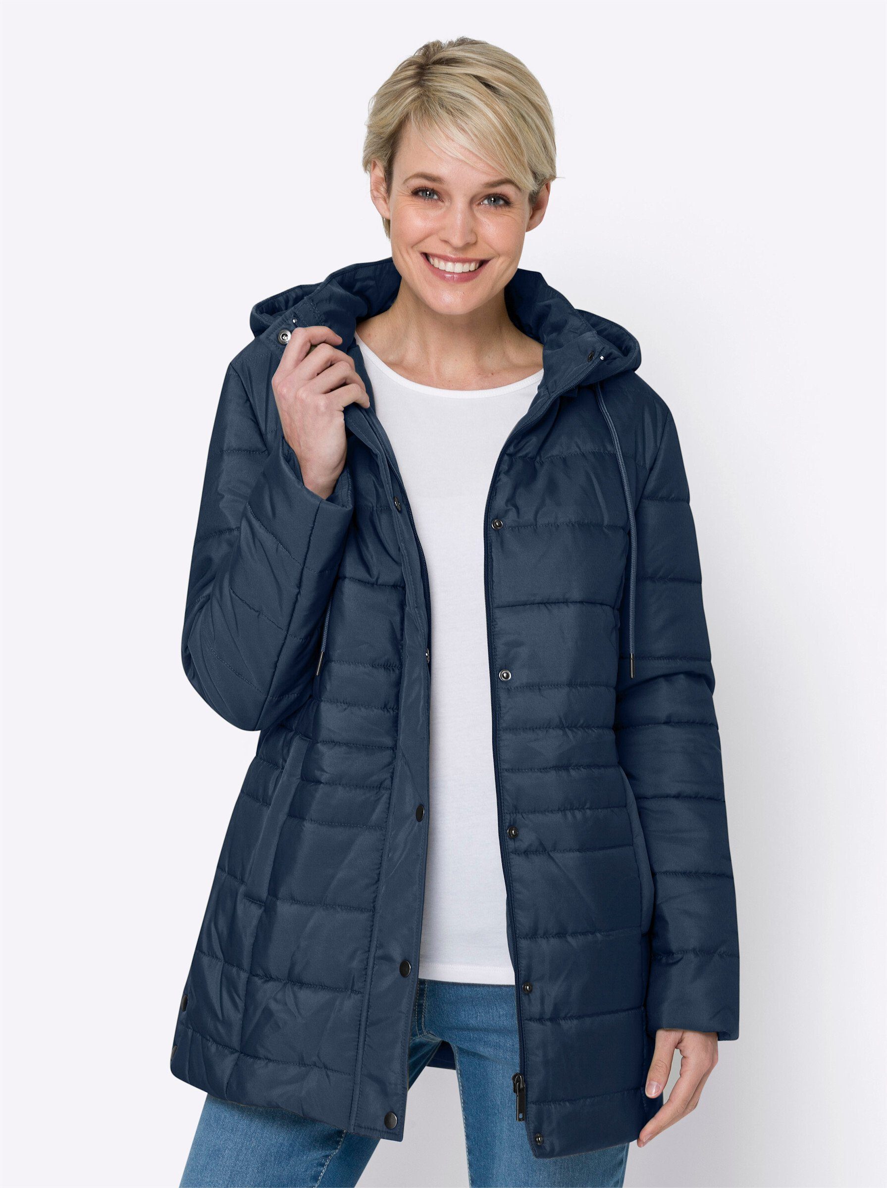 Classic Basics Steppjacke, mit Kapuze günstig online kaufen
