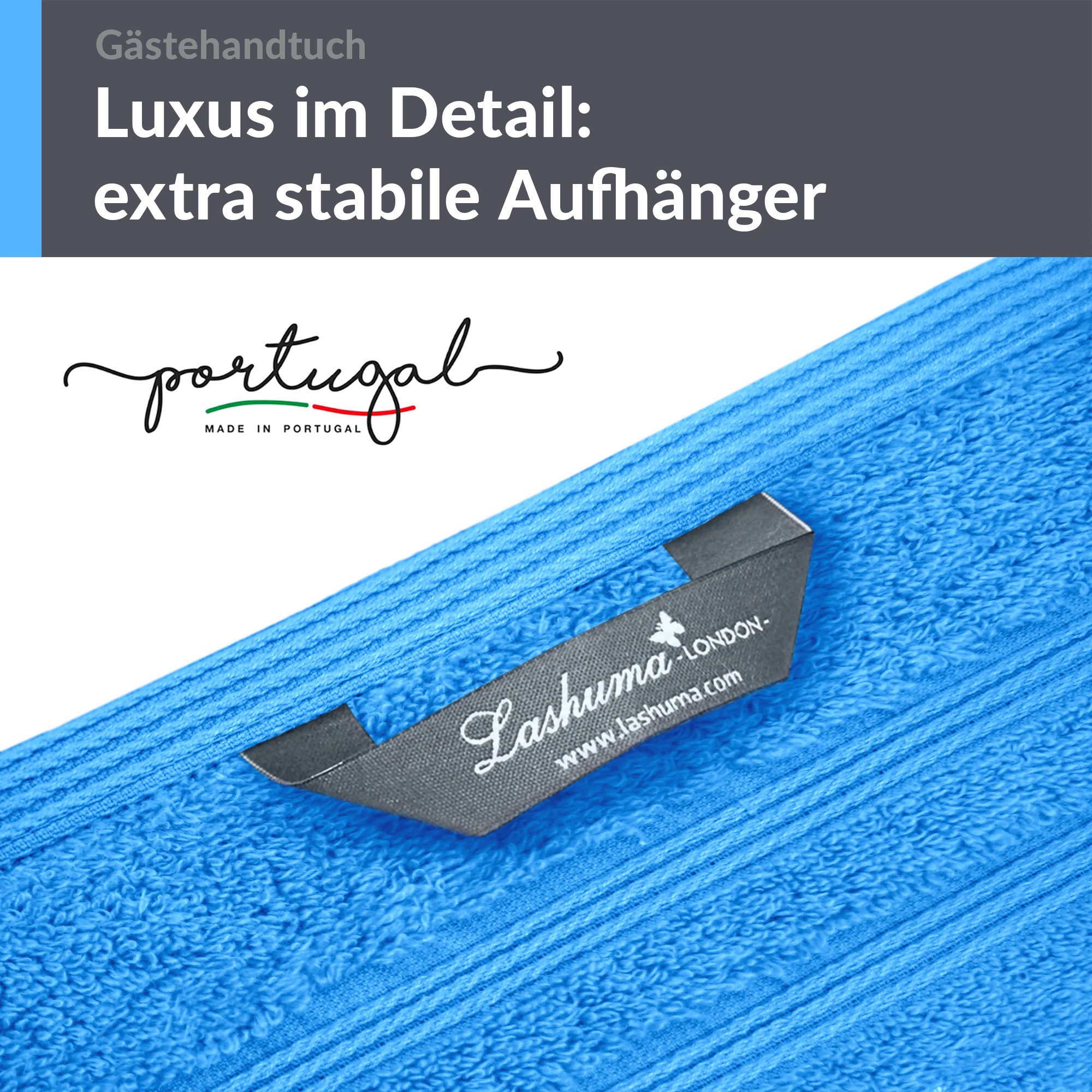 Lashuma Gästehandtücher London, Frottee (Spar-Set, 4-St), günstig online kaufen