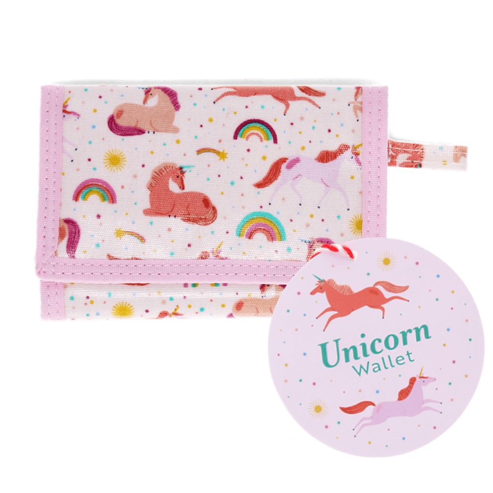 Rex London Geldbörse Sunny Sausage Dog, Einhorn (Portemonnaie, 1-tlg., Kinderbrieftasche), ca. 24,5 x 13,5 x 0,8 cm