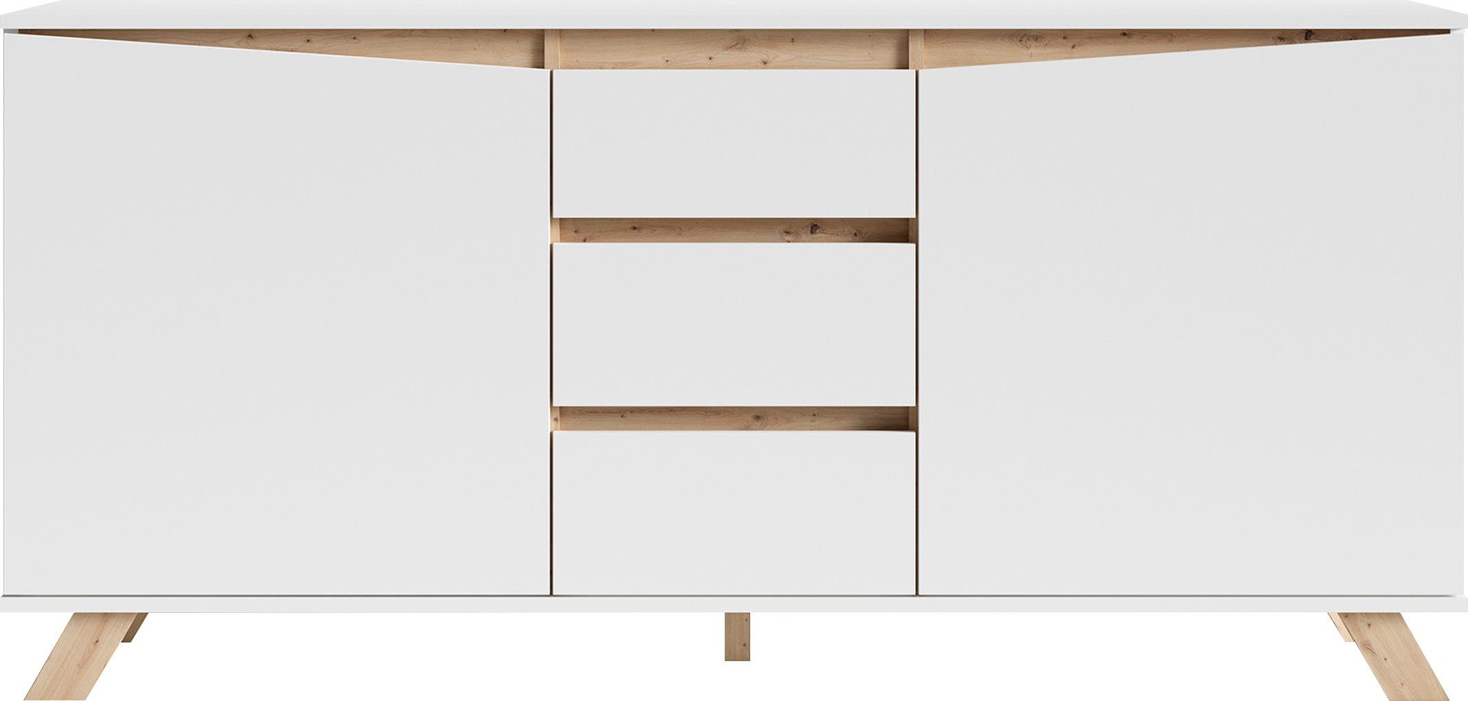 byLIVING Sideboard Valentin, Breite 160 und 180 cm