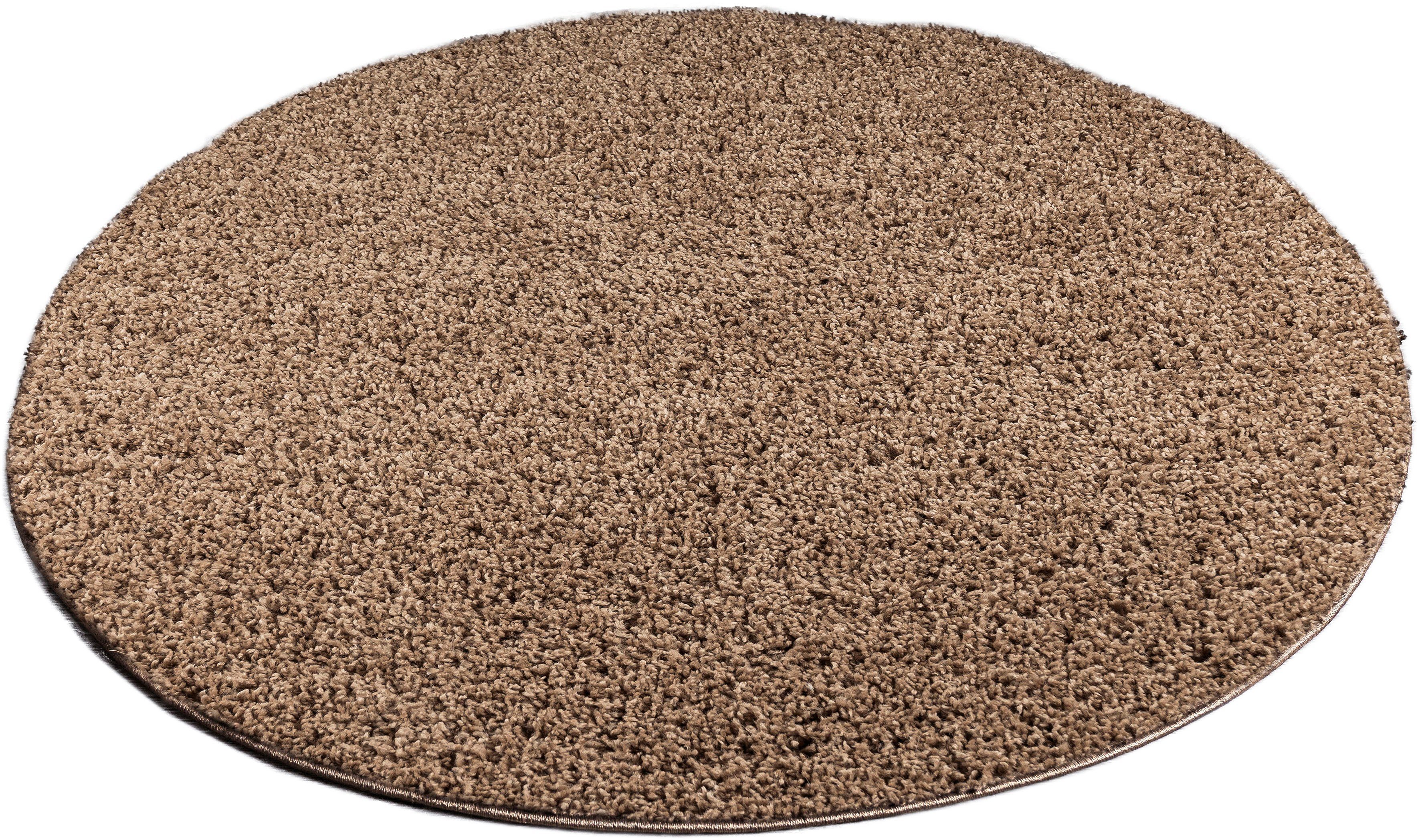 OTTO home Hochflor-Teppich Viva Shaggy, in Standard- und Premium-Qualität, 30 mm oder 45 mm Höhe, rund, Uni Farben, einfarbig, weich, kuschelig, Läufer, Kundenl – Bild 3 von 5