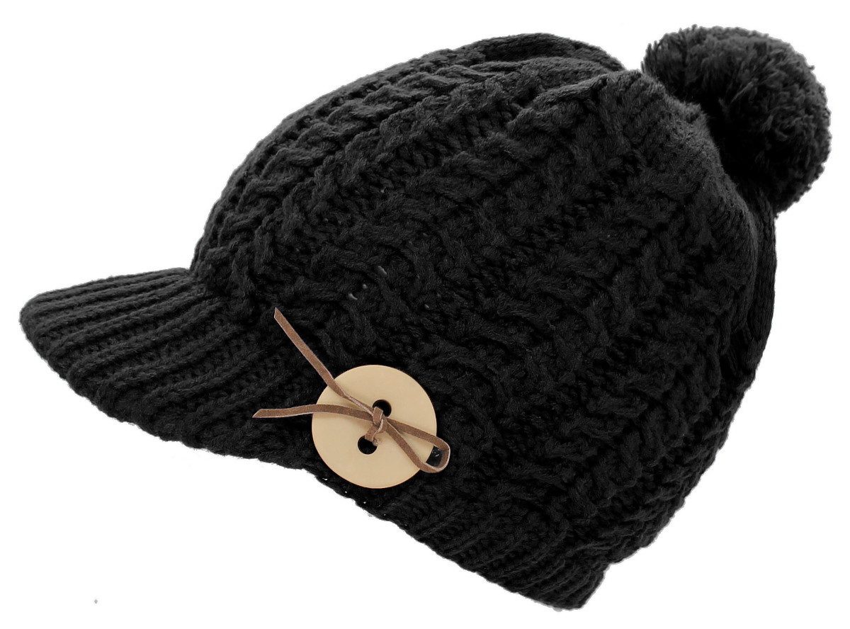 dy_mode Strickmütze Damen Strickmütze mit Schirm günstig online kaufen