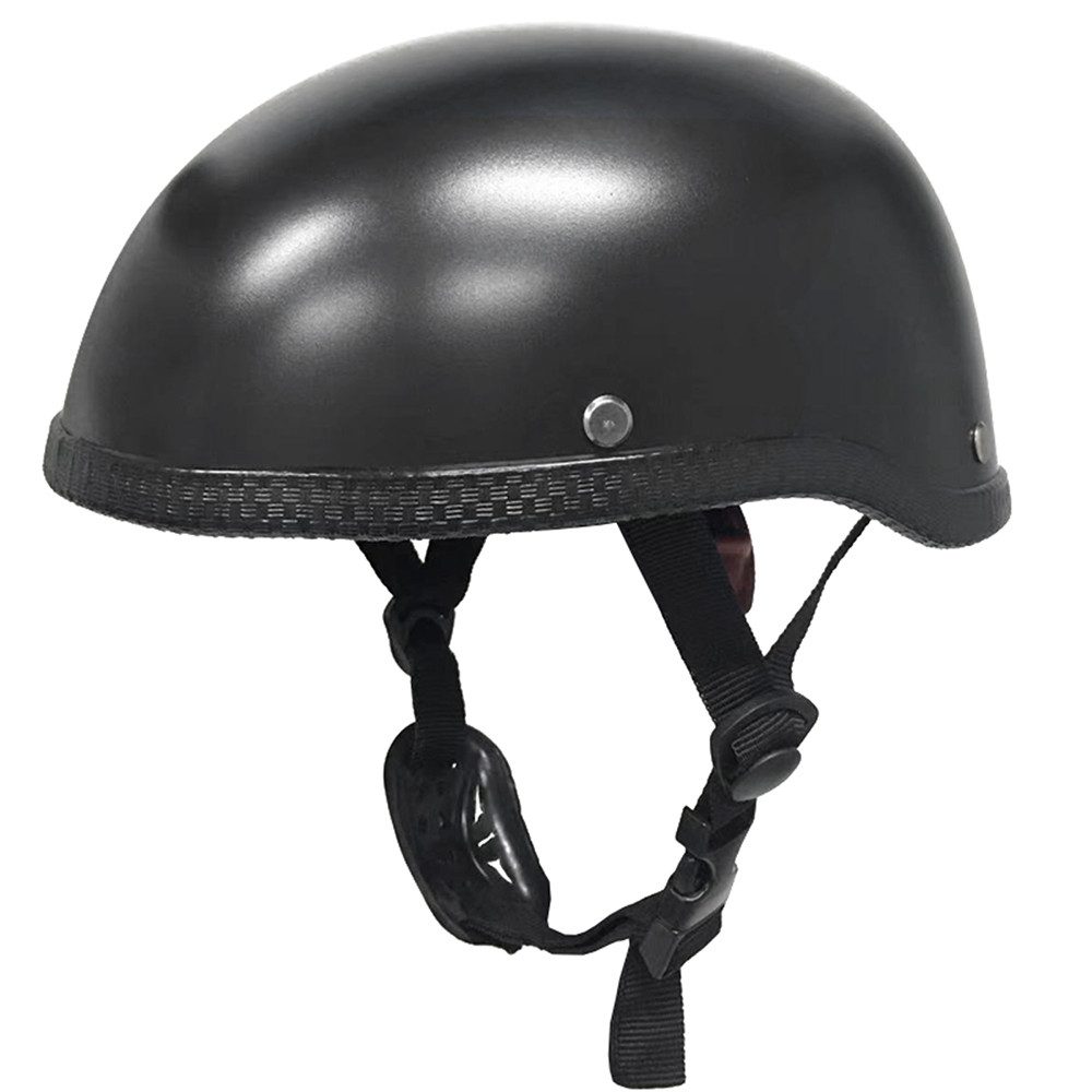 cocosity Schutzhelm Motorradhelm Schwarz Universalgröße und waschbar, Halbhelm, Schwarz, Universal, Waschbar, Motorradfahrer