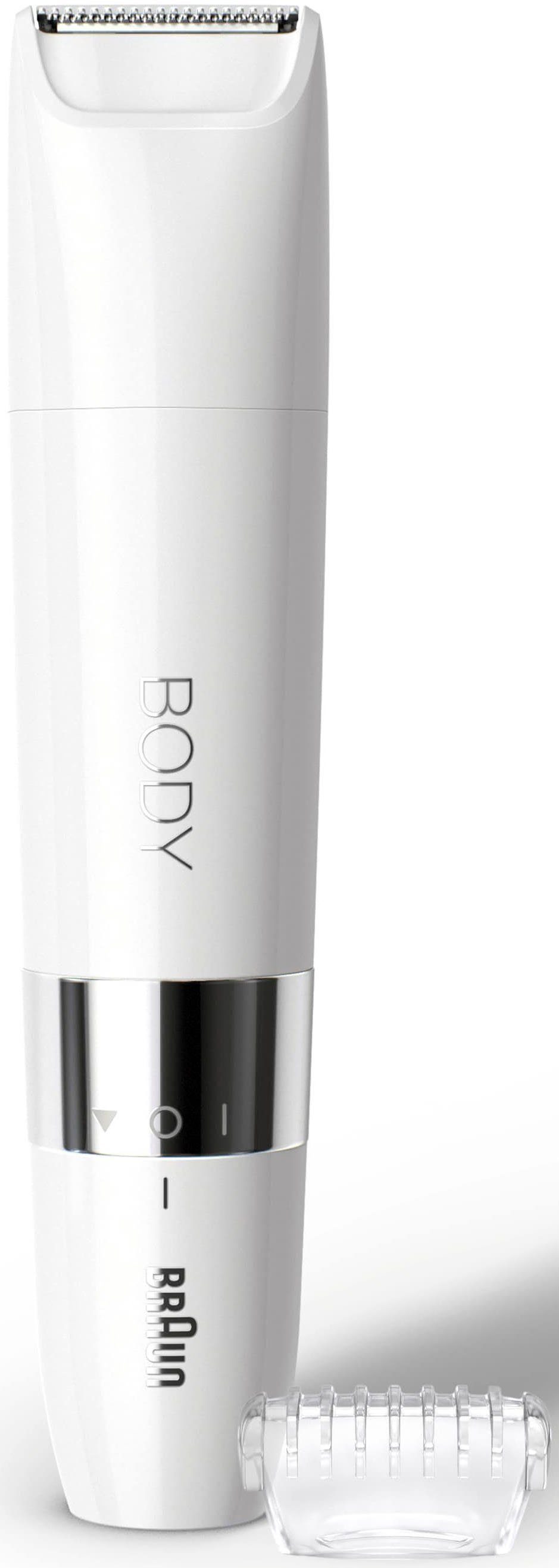 Braun Elektrokörperrasierer Mini Body-& Bikini-Trimmer BS1000, Aufsätze: 2, Mini-Größe für unterwegs, Bild 3