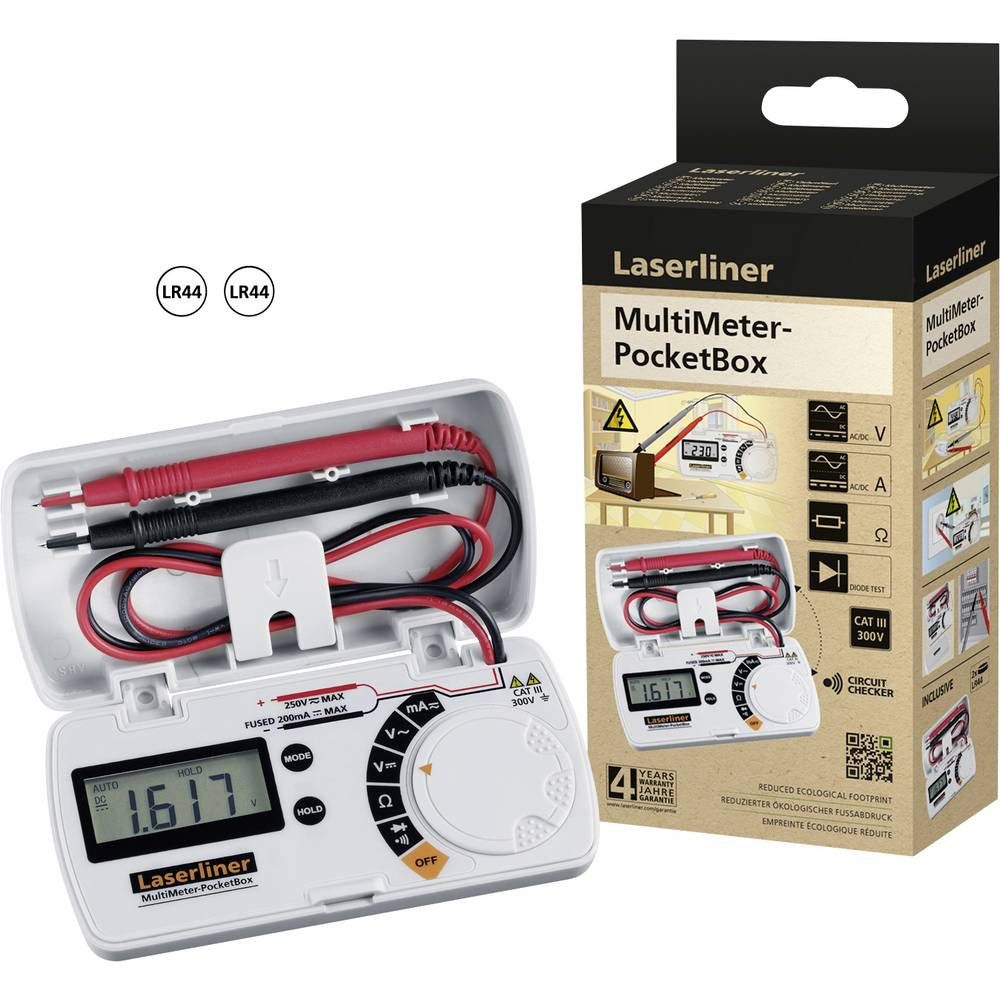LASERLINER Multimeter MultiMeter-PocketBox Hand-Multimeter 083.028E