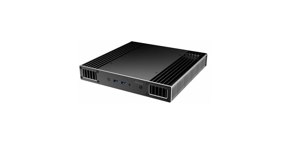 Akasa PC-Gehäuse Akasa Plato X Gehäuse (für Intel NUC NUC5i7RYH/NUC5ixMYBE/NUC5ixMYHE