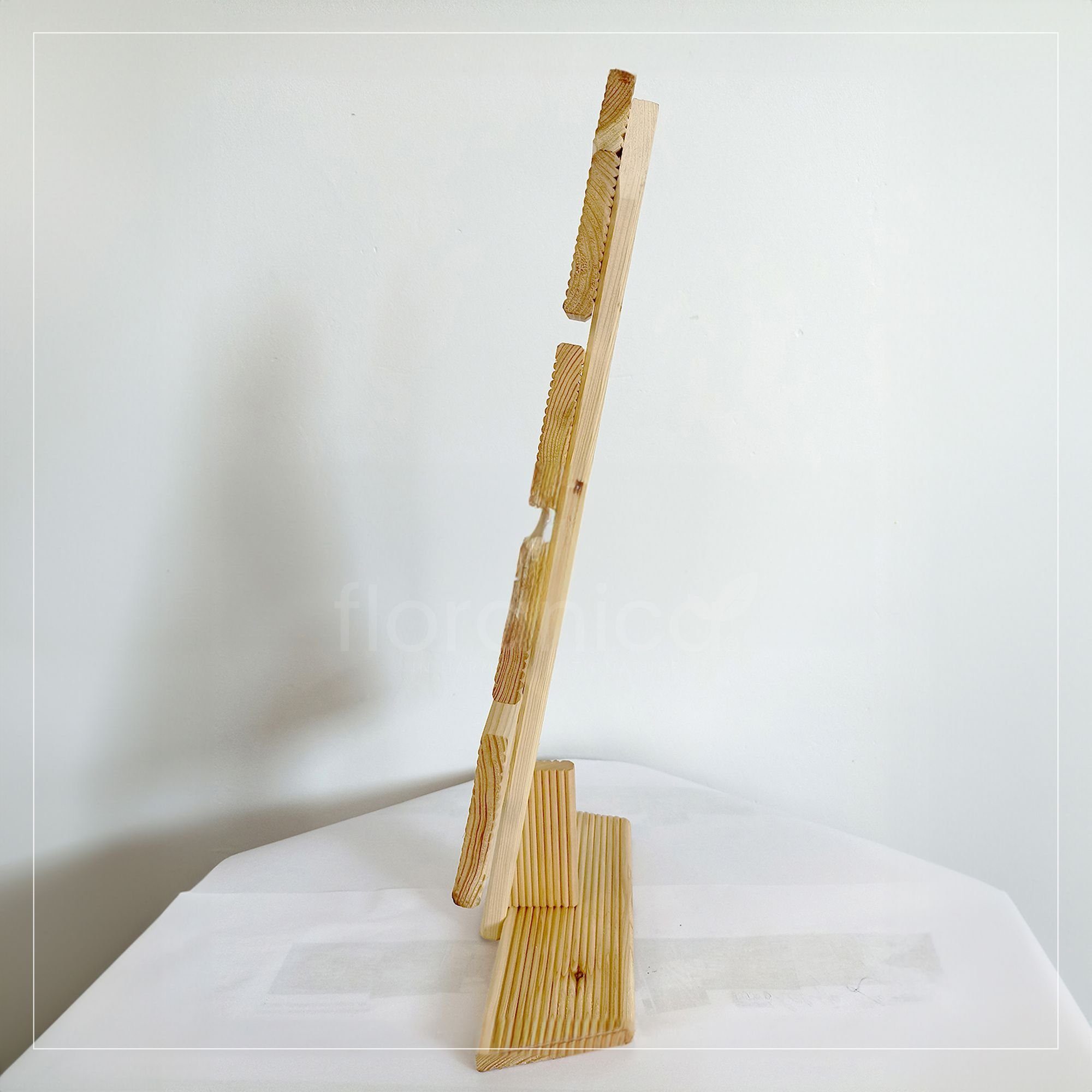 27 cm DIY Unbehandelte Höhe Hängedekoration, Holzweihnachtsbaum DIY Unbehandelt Floranica 59 Breite cm