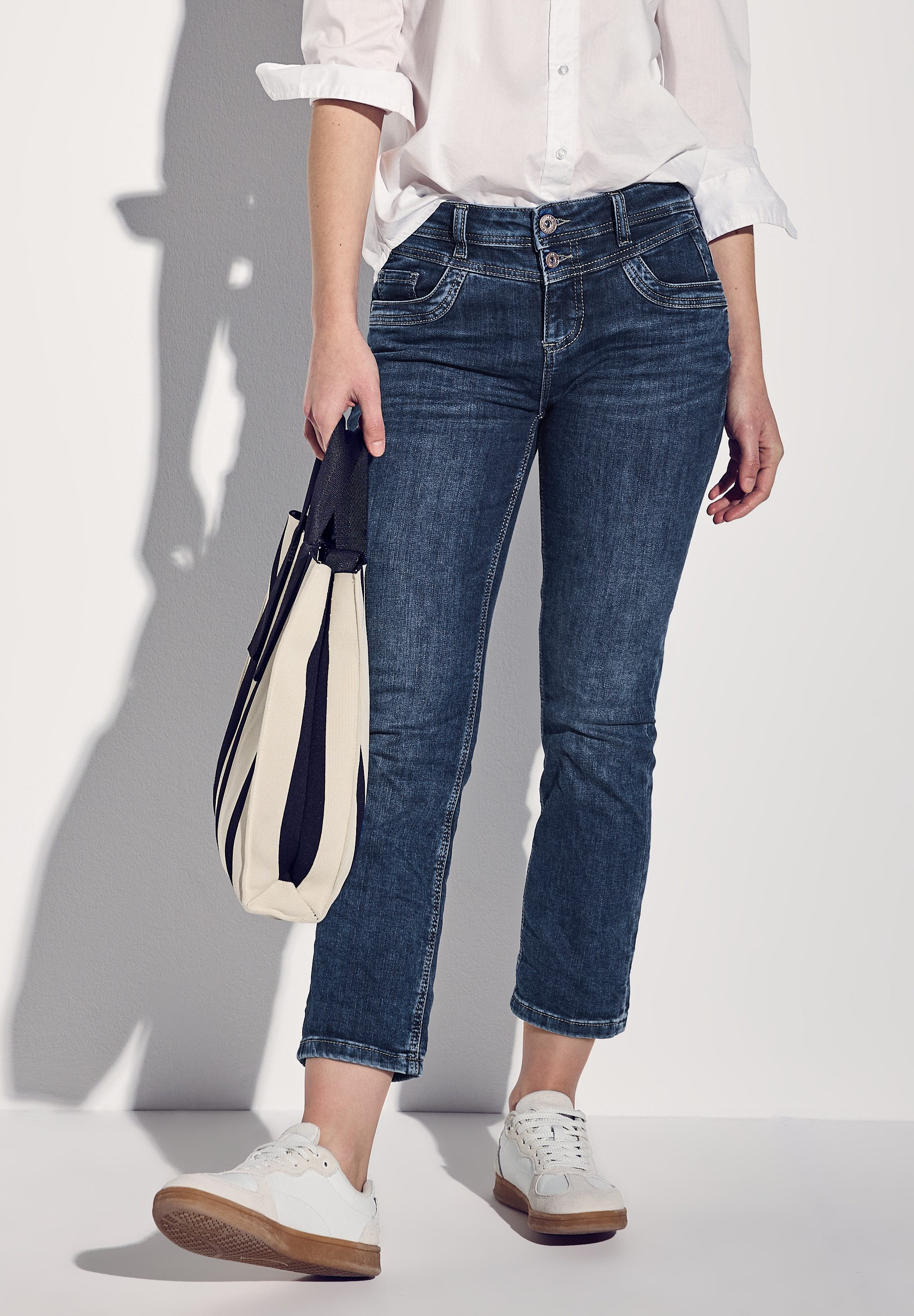 STREET ONE 7/8-Jeans Style Jane im Five-Pocket Style