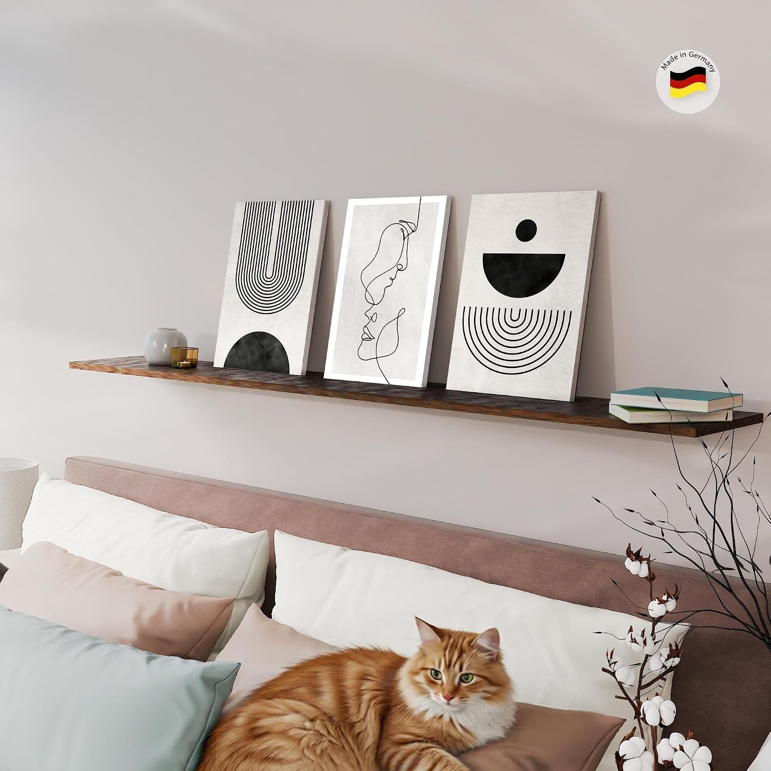 Novart Wandbild Abstrakt Novart Figuren Wohnzimmer Deko Abstract, Formen