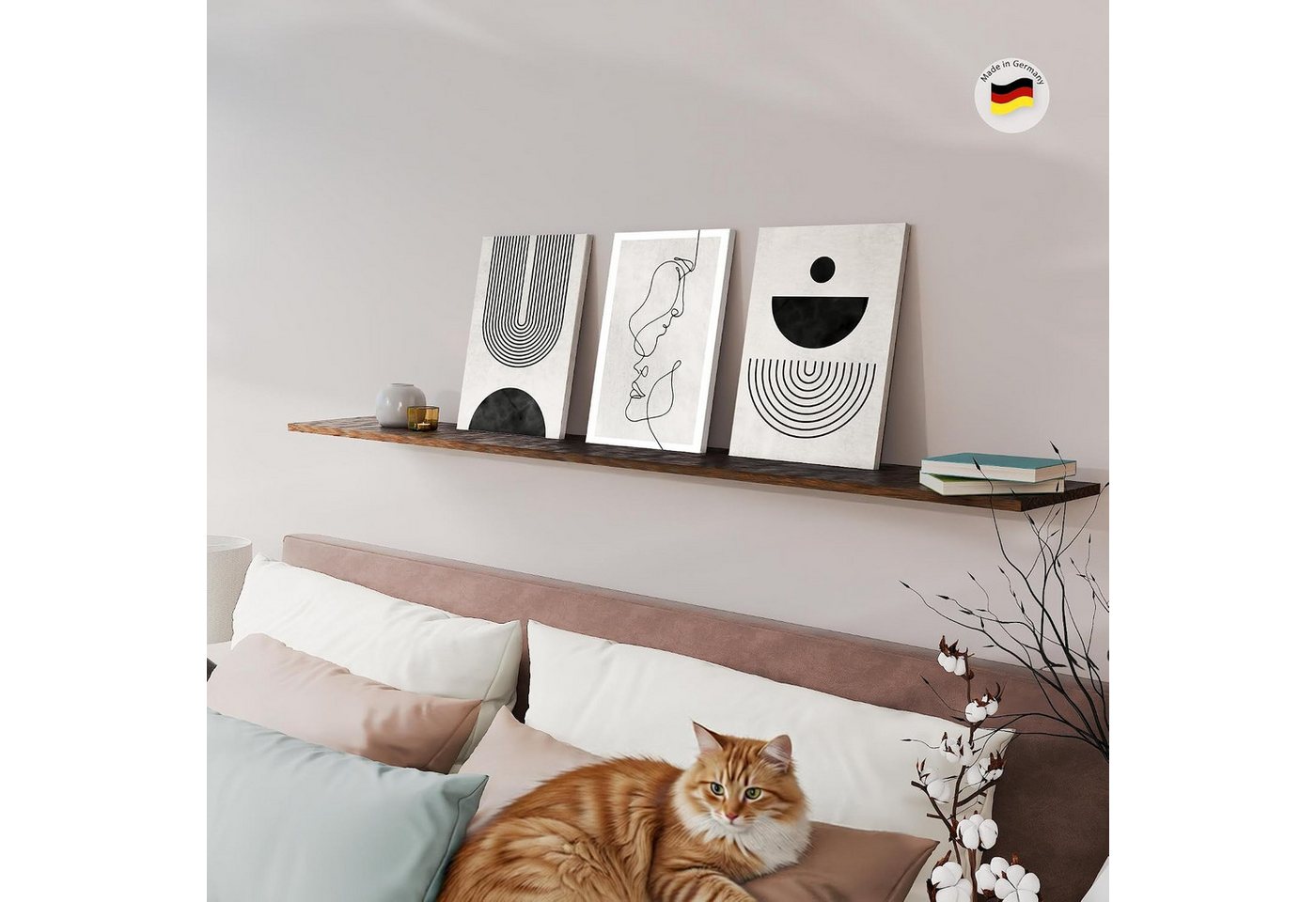 Novart Wandbild Abstrakt Novart Figuren Wohnzimmer Deko Abstract