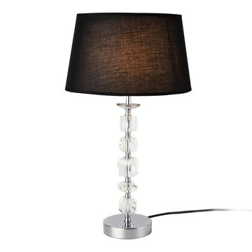 lux.pro Tischleuchte, ohne Leuchtmittel, »Kosmopolita« Tischlampe Nachttischlampe H: 53cm Schwarz