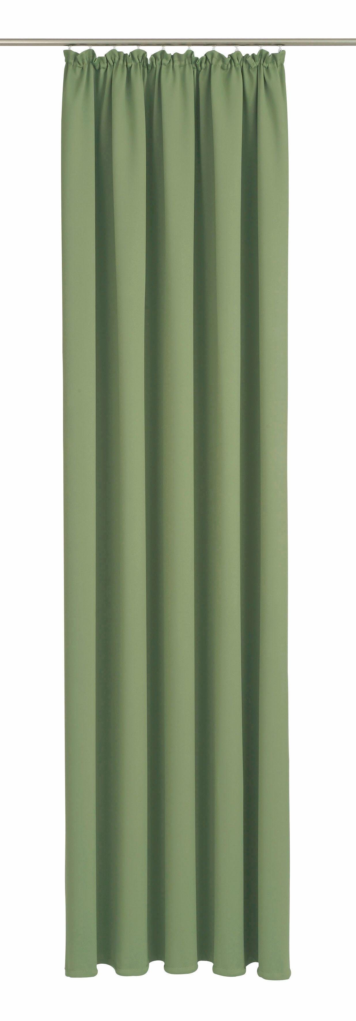 Vorhang Dim out, Wirth, Kräuselband (1 St), verdunkelnd grün