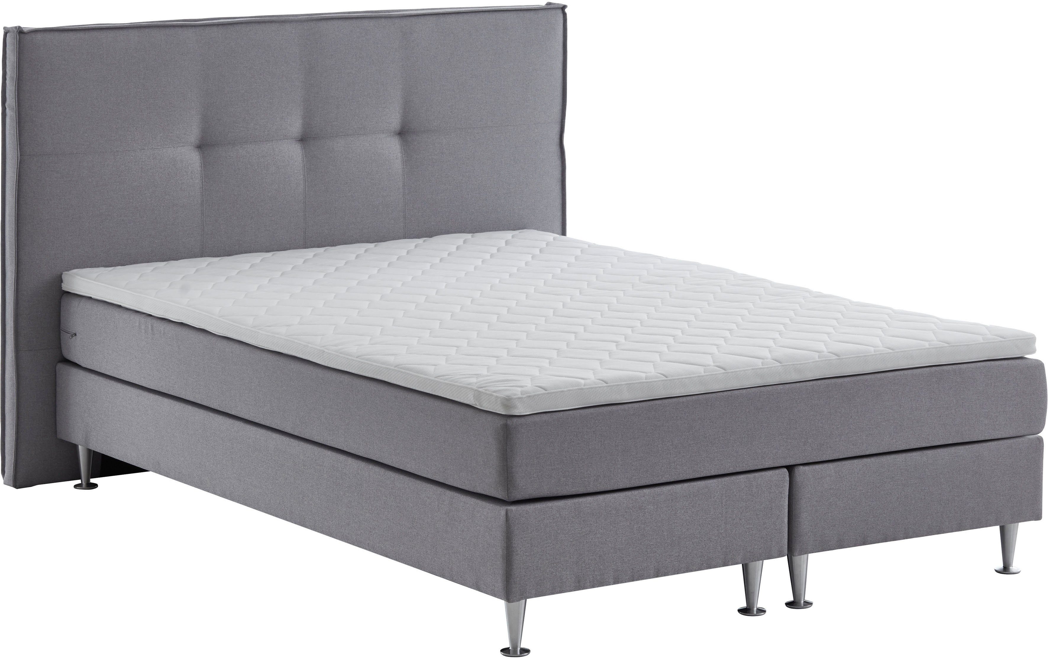 ATLANTIC home collection Boxbett Barnett, mit Taschenfederkern-Matratze und Topper