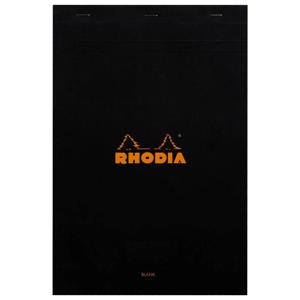 Notizblock Rhodia Notizblock 21x31,8 blanco 80Bl sw