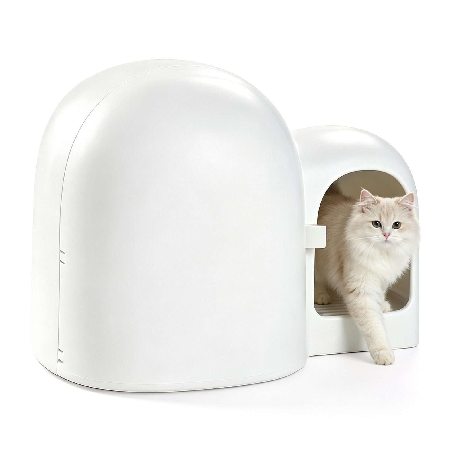 Youyijia Katzentoilette XXL Geschlossene Katzentoilette mit Schublade & Streufänger