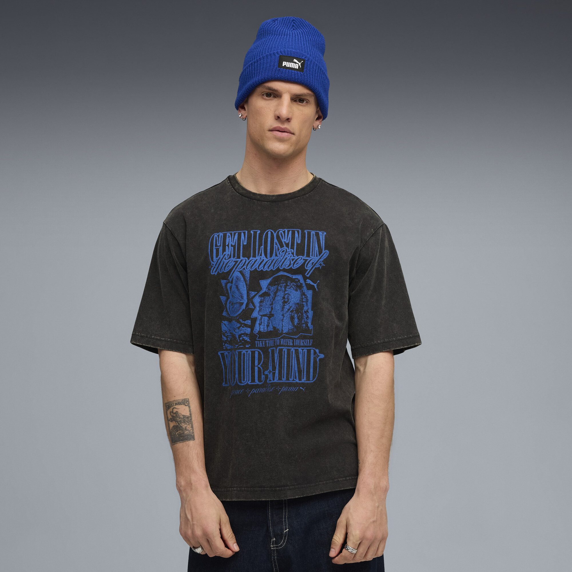 PUMA T-Shirt Graphic Paradise Mindset Washed Boxy T-Shirt Herren günstig online kaufen