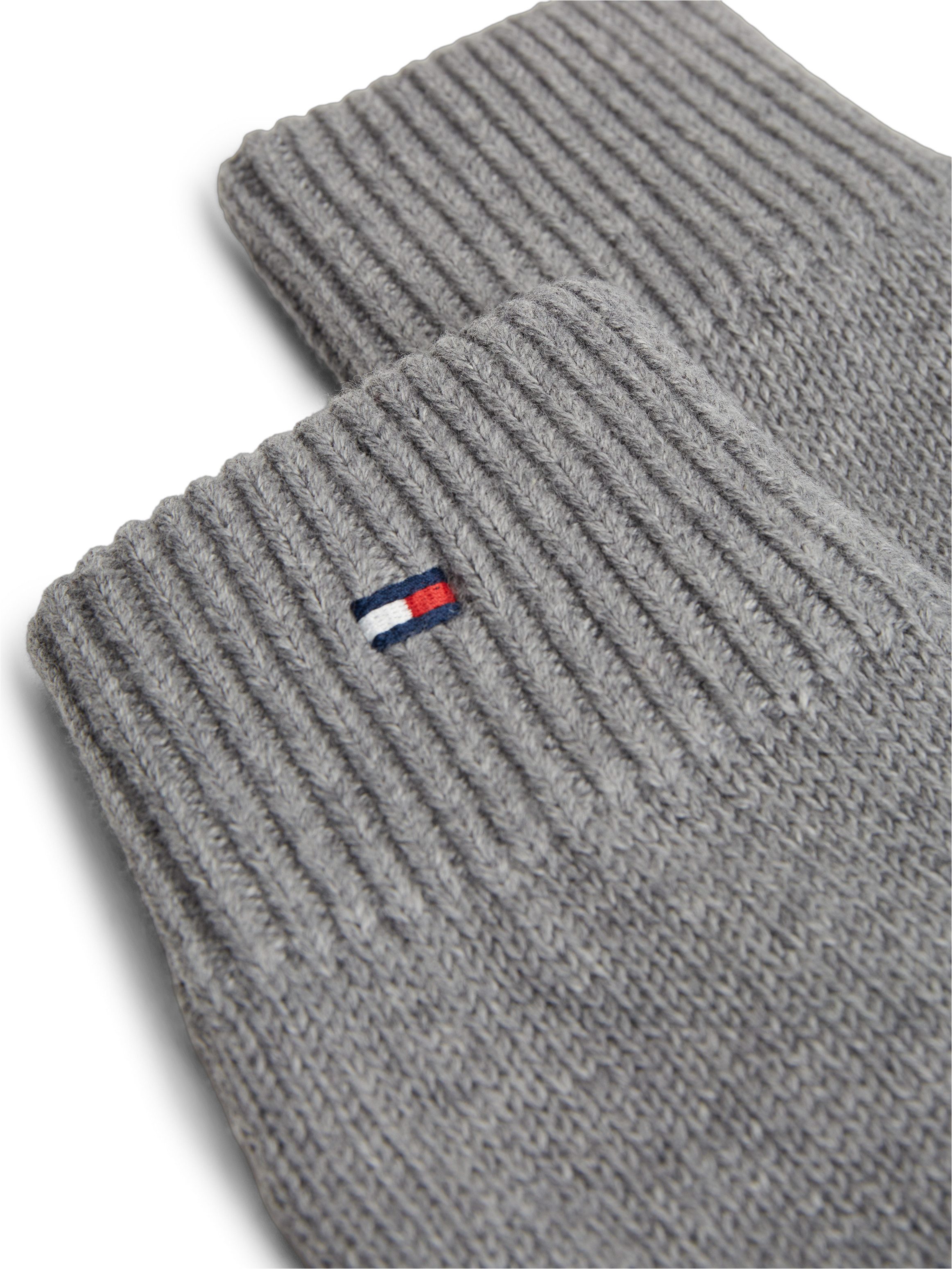 Tommy Hilfiger Strickhandschuhe ESSENTIALS FLAG GLOVES mit Logostickerei