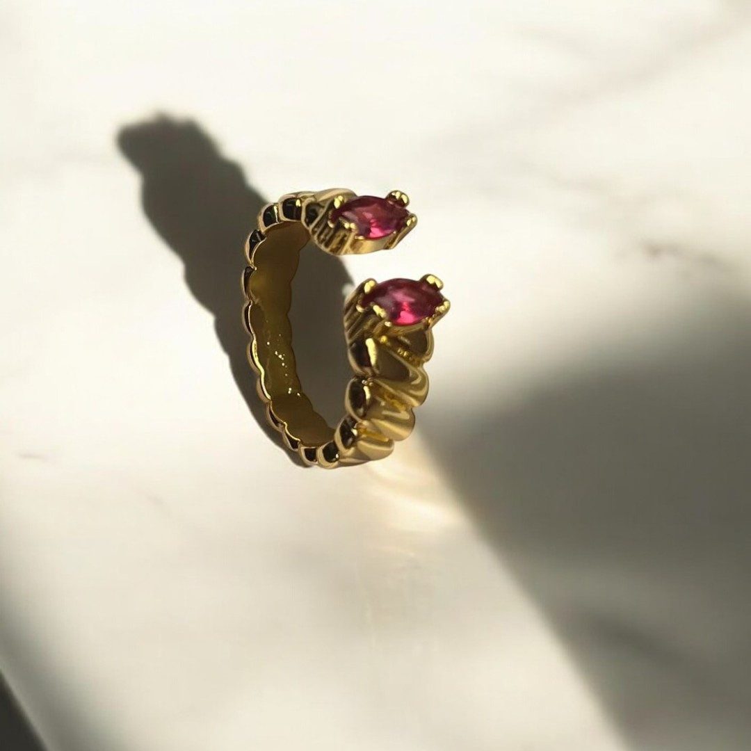Medusa Accessoires Fingerring Luna Ring Rosa günstig online kaufen