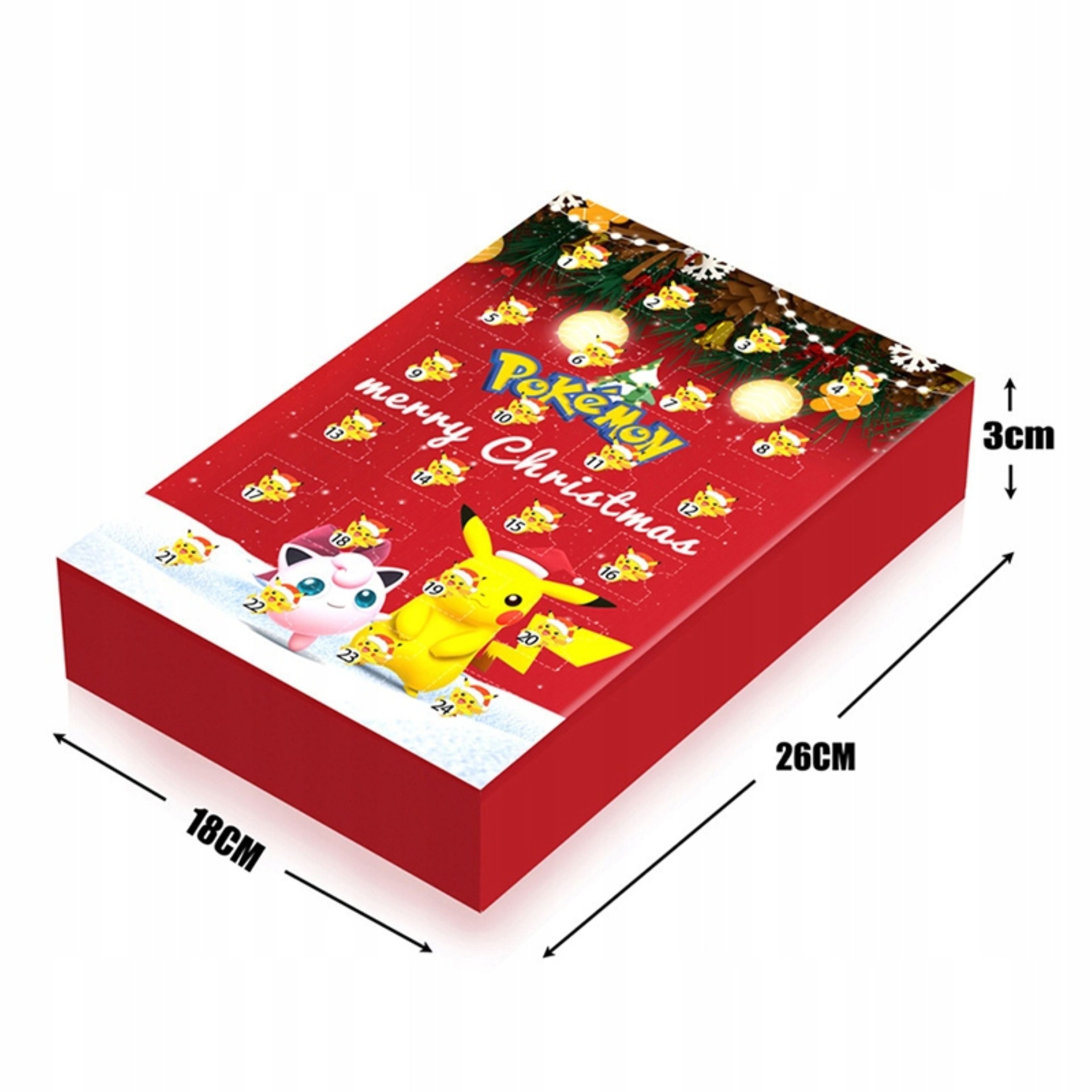 POKEMON JUEGO DE CARTAS Adventskalender Pokémon Adventskalender 2025 – 24 Figuren, Weihnachtsgeschenk Kinder (1-tlg) – Bild 5 von 5