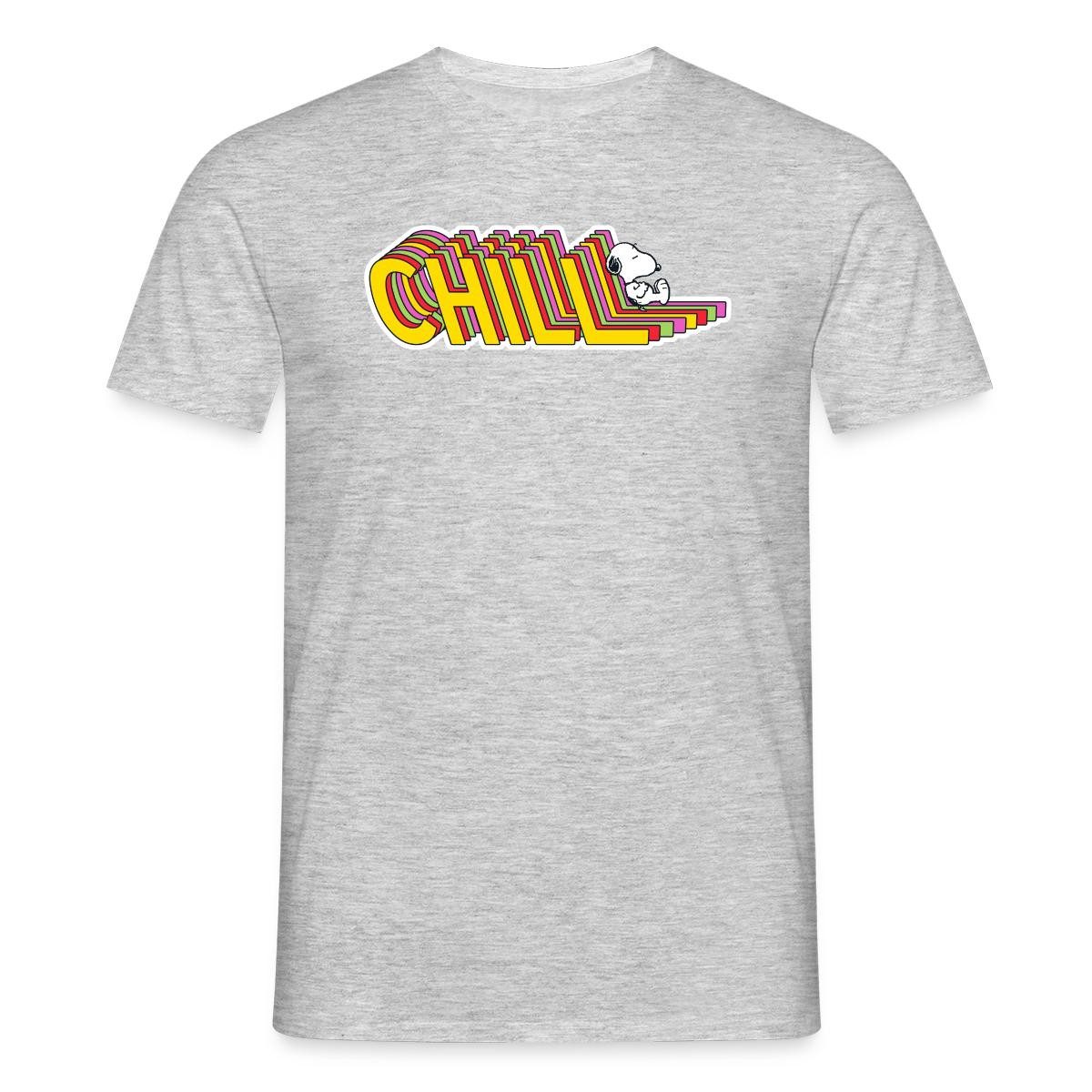 Spreadshirt T-Shirt Peanuts Snoopy Chill Männer T-Shirt (1-tlg)