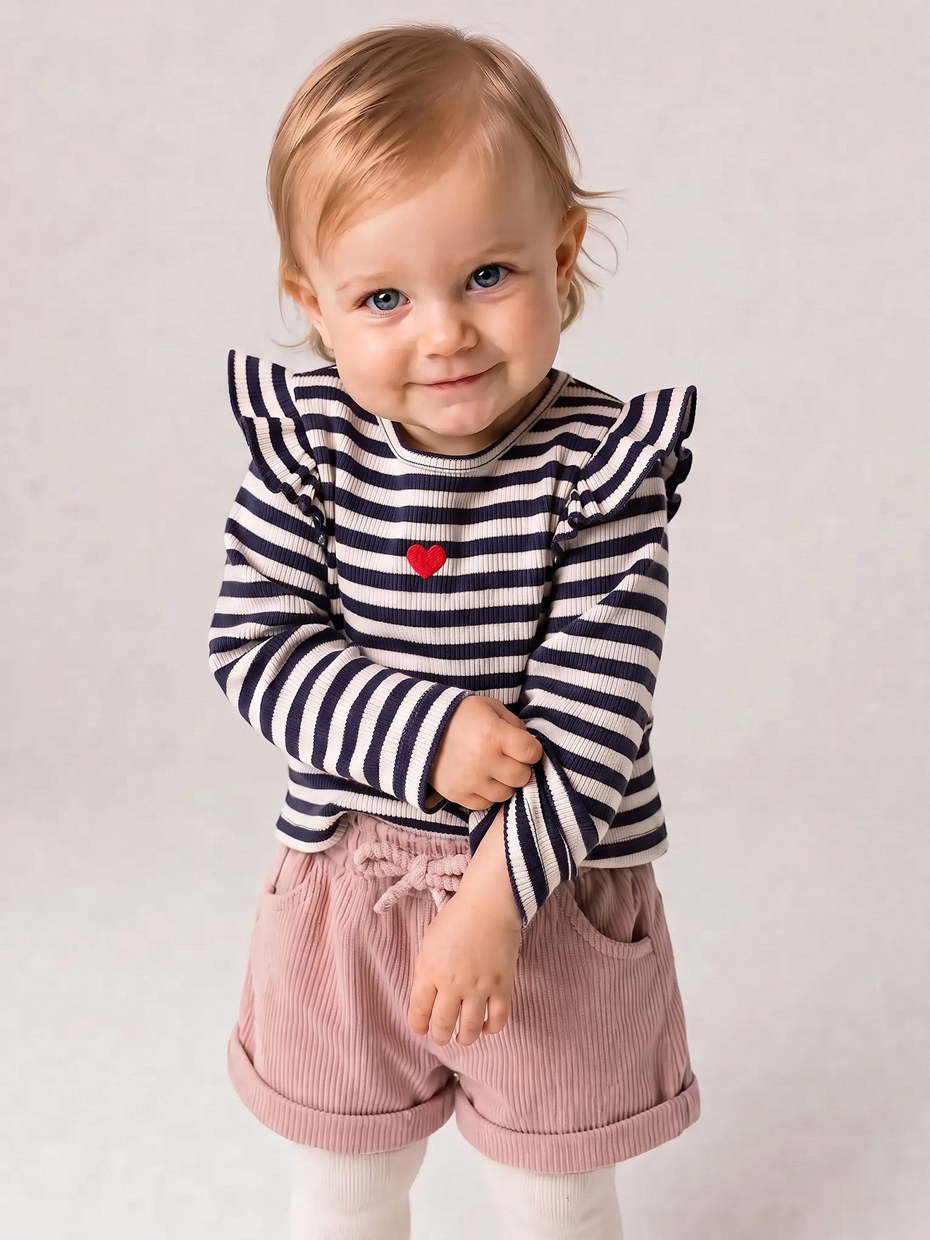 vertbaudet Shorts Mädchen Baby Cord-Shorts – Bild 4 von 5