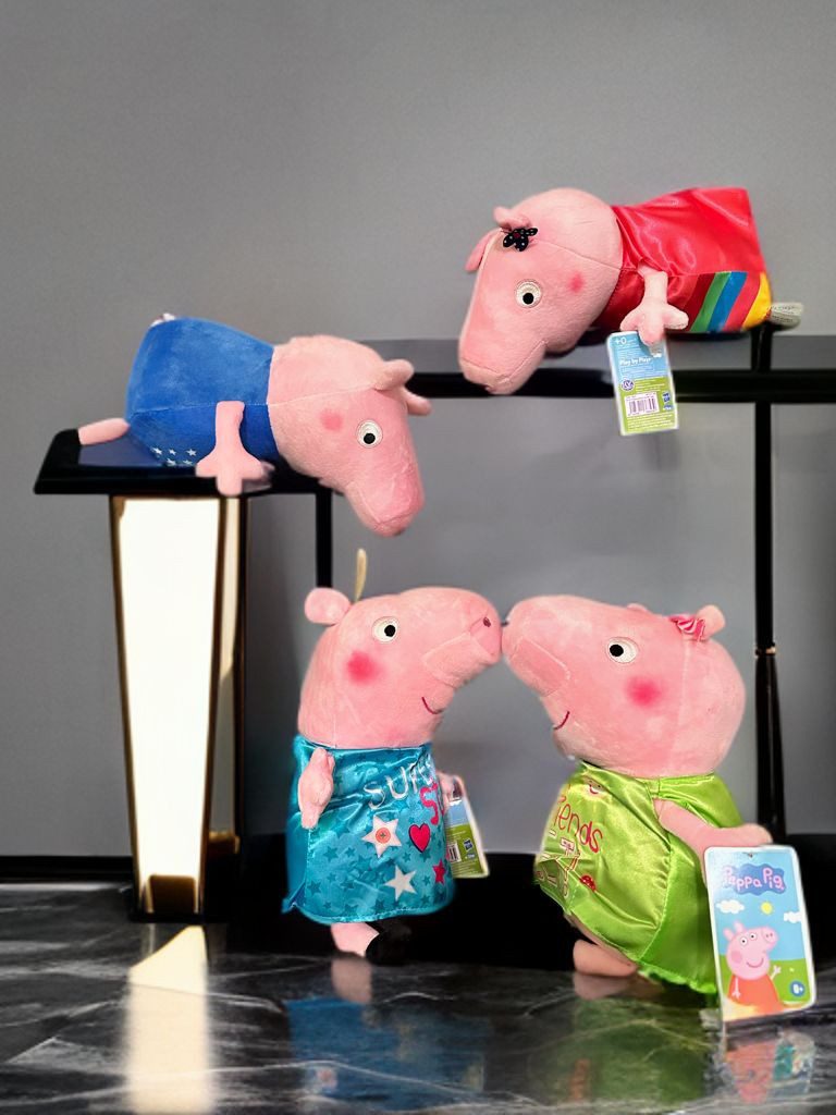 Play by Play Kuscheltier Peppa Wutz Kuscheltier Peppa Pig kuscheltier 30 cm grün (1-St), Peppa Wutz Anime Kawaii Plush Weihnachten Geschenke für Kinder